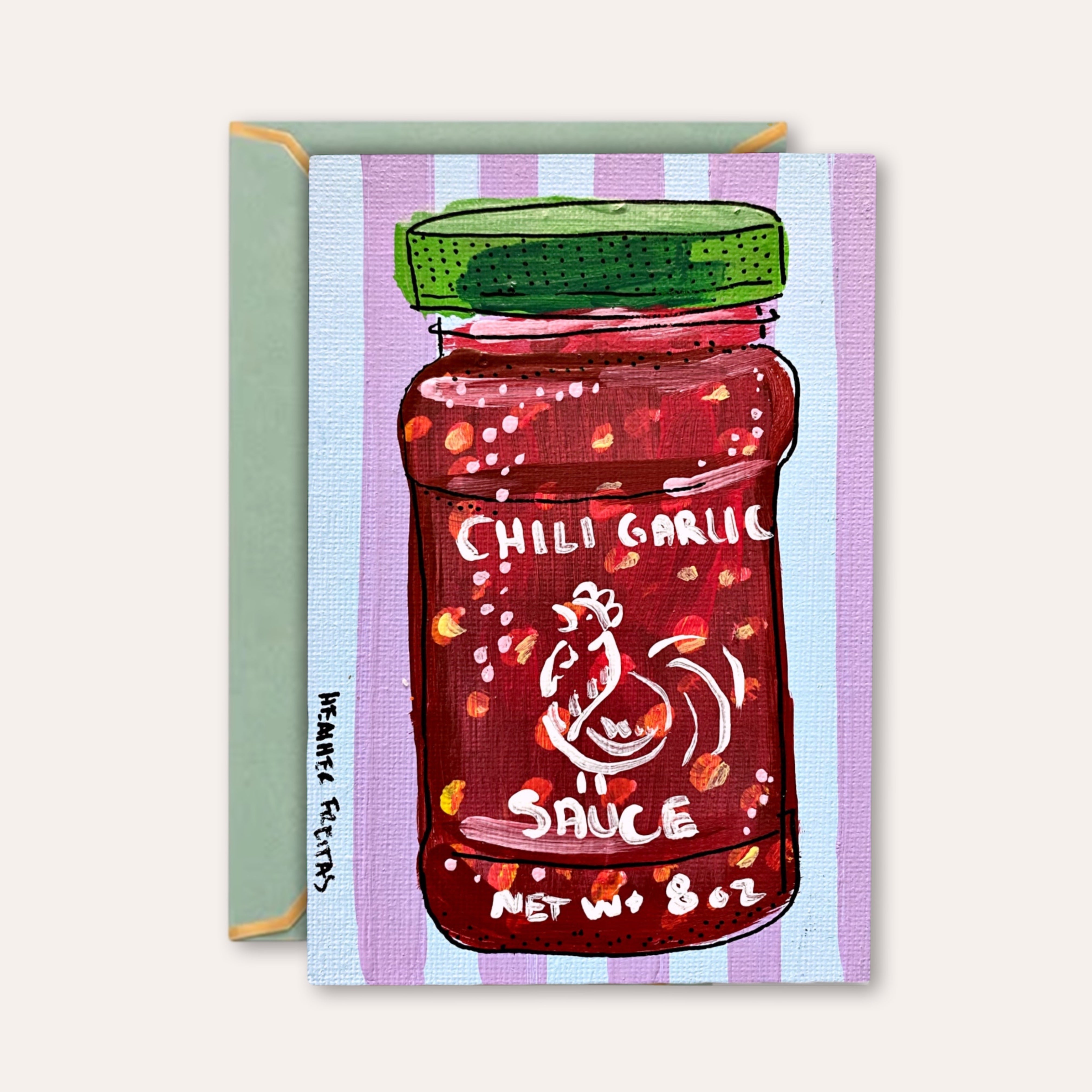 Chili Garlic Sauce - Greeting Card / Fine Art Print