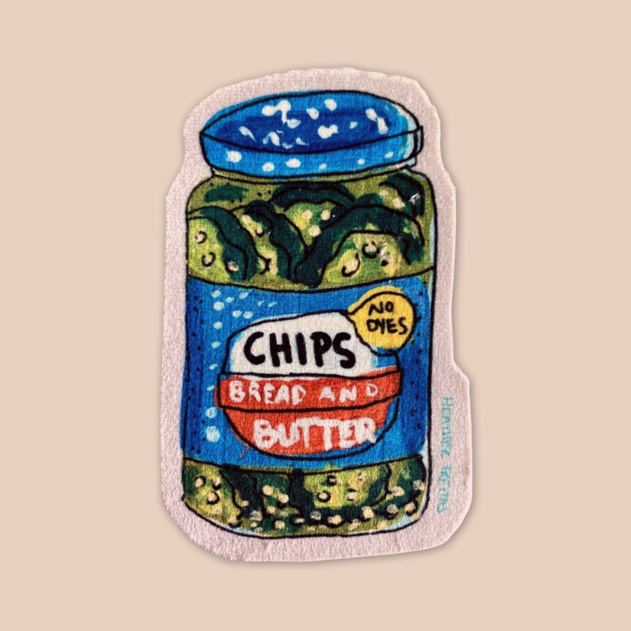 Bread and Butter Pickles - Sew On Velveteen Patch