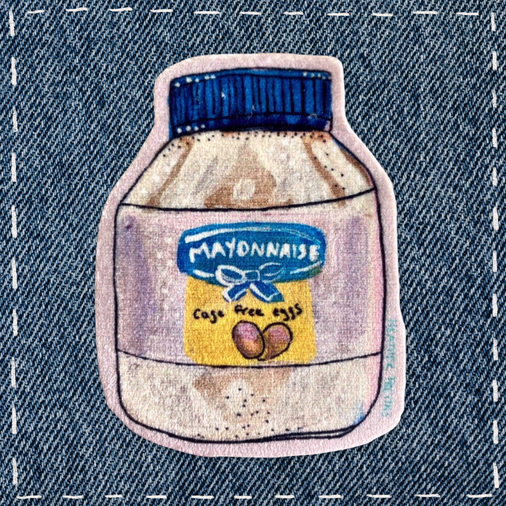Mayonnaise - Sew On Velveteen Patch