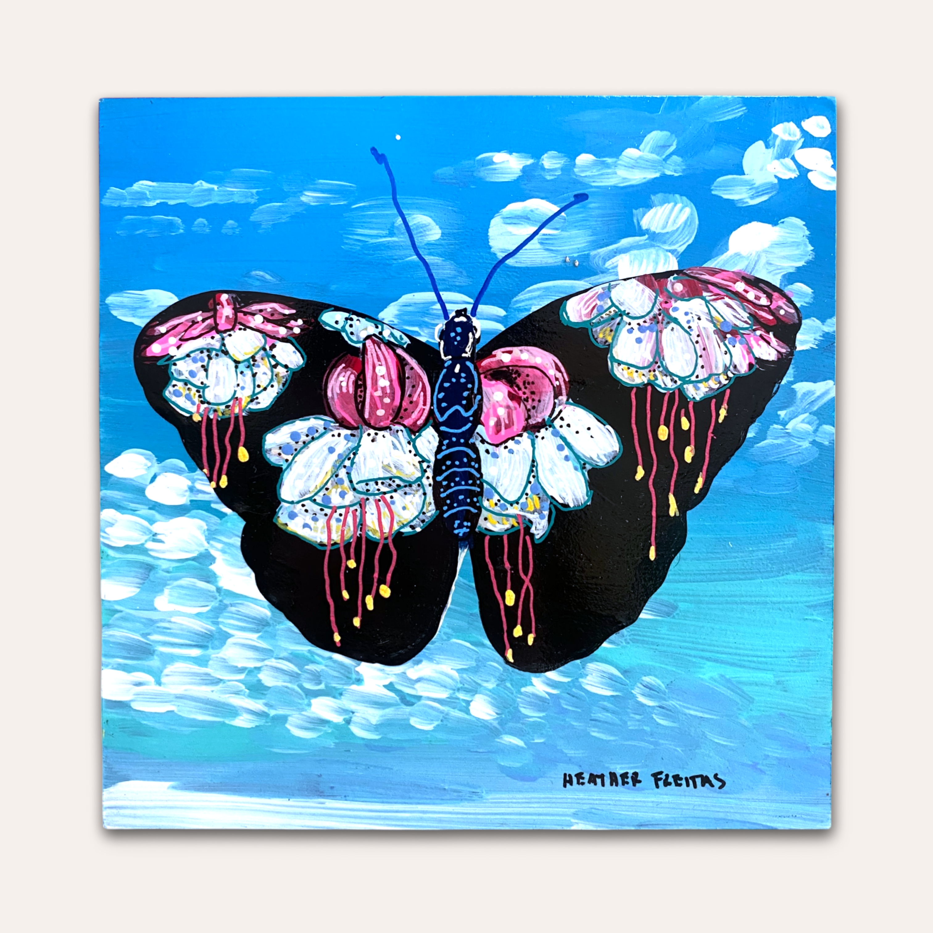 Bleeding Heart Butterfly ( Original Painting )