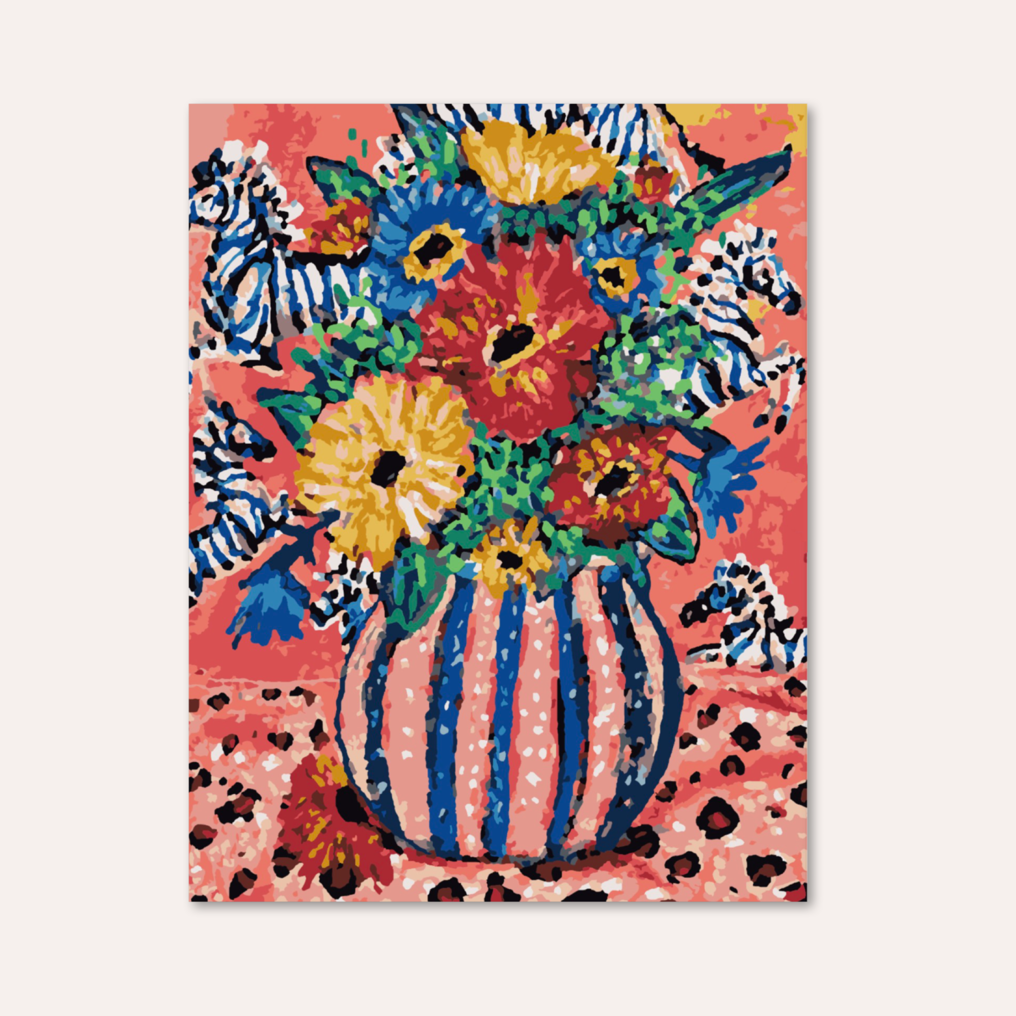 Everything Is Going To Be Ok Bouquet - Paint by Numbers Kit