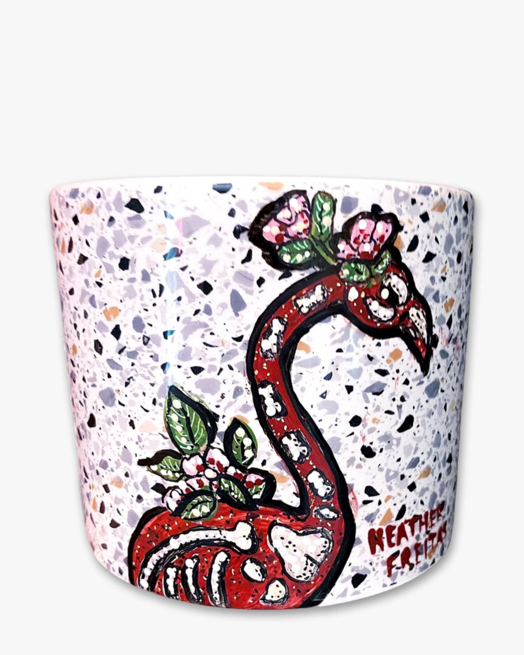 Flamingo Memorial Planter
