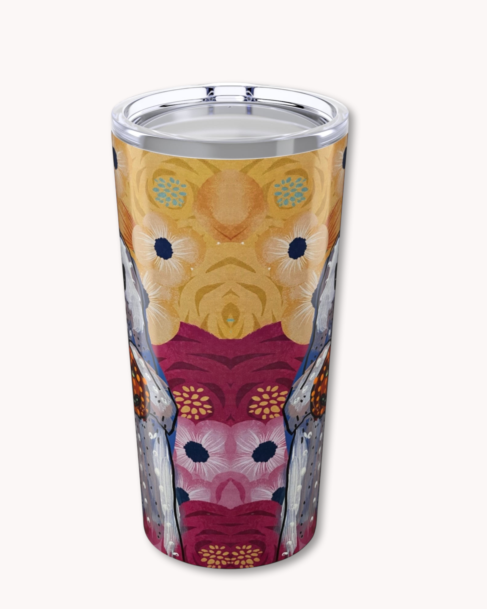 Floral Ghost 20oz Tumbler