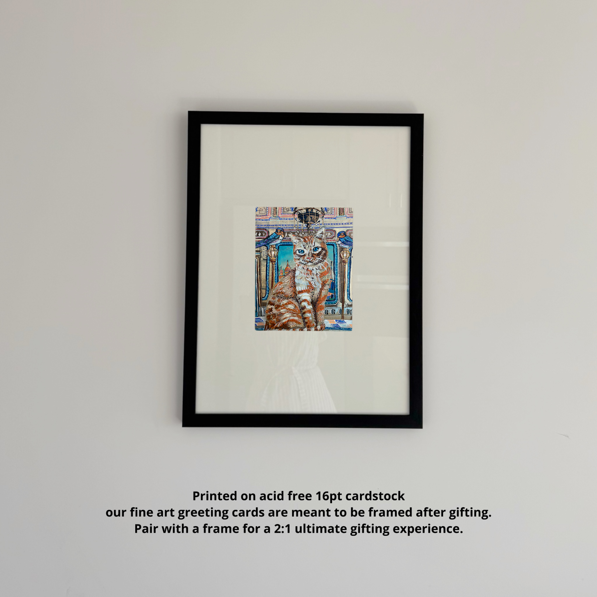 Royal Castle Cat - Greeting Card / Fine Art Print