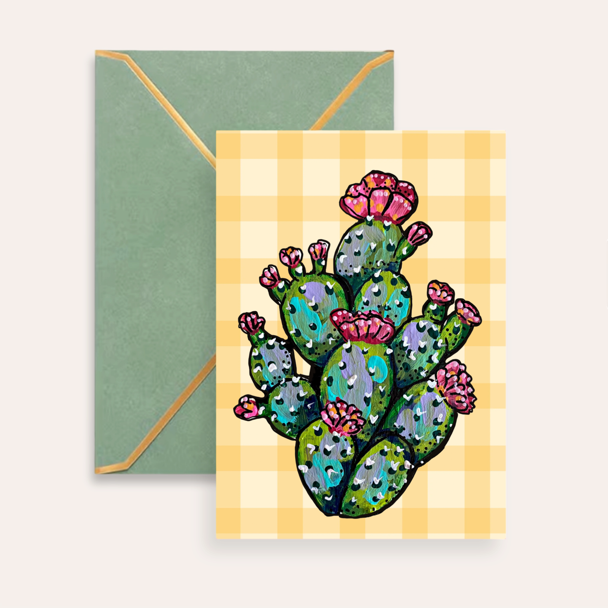 Cactus Fine Art Greeting Card