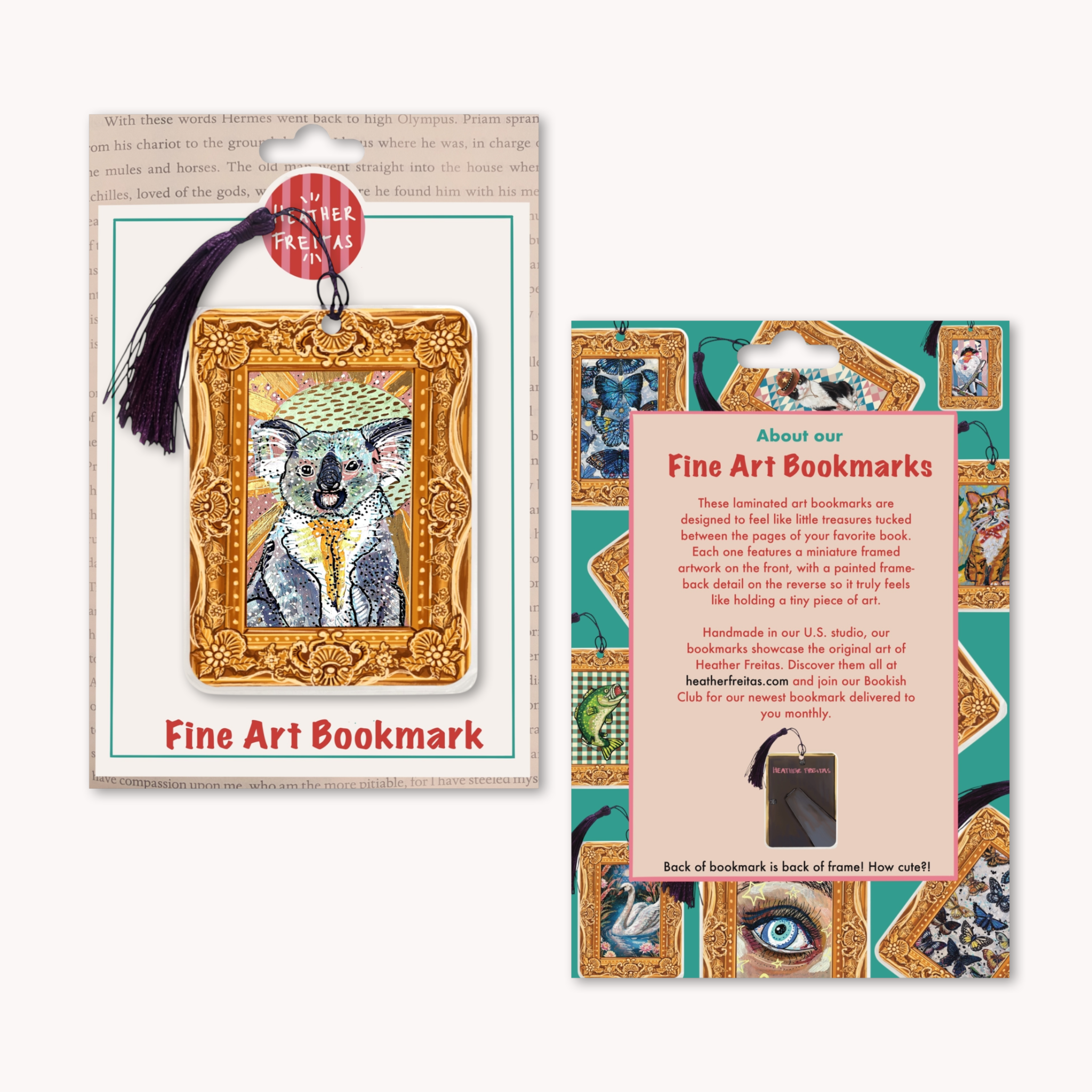 Carole Koala Fine Art Painting Bookmark
