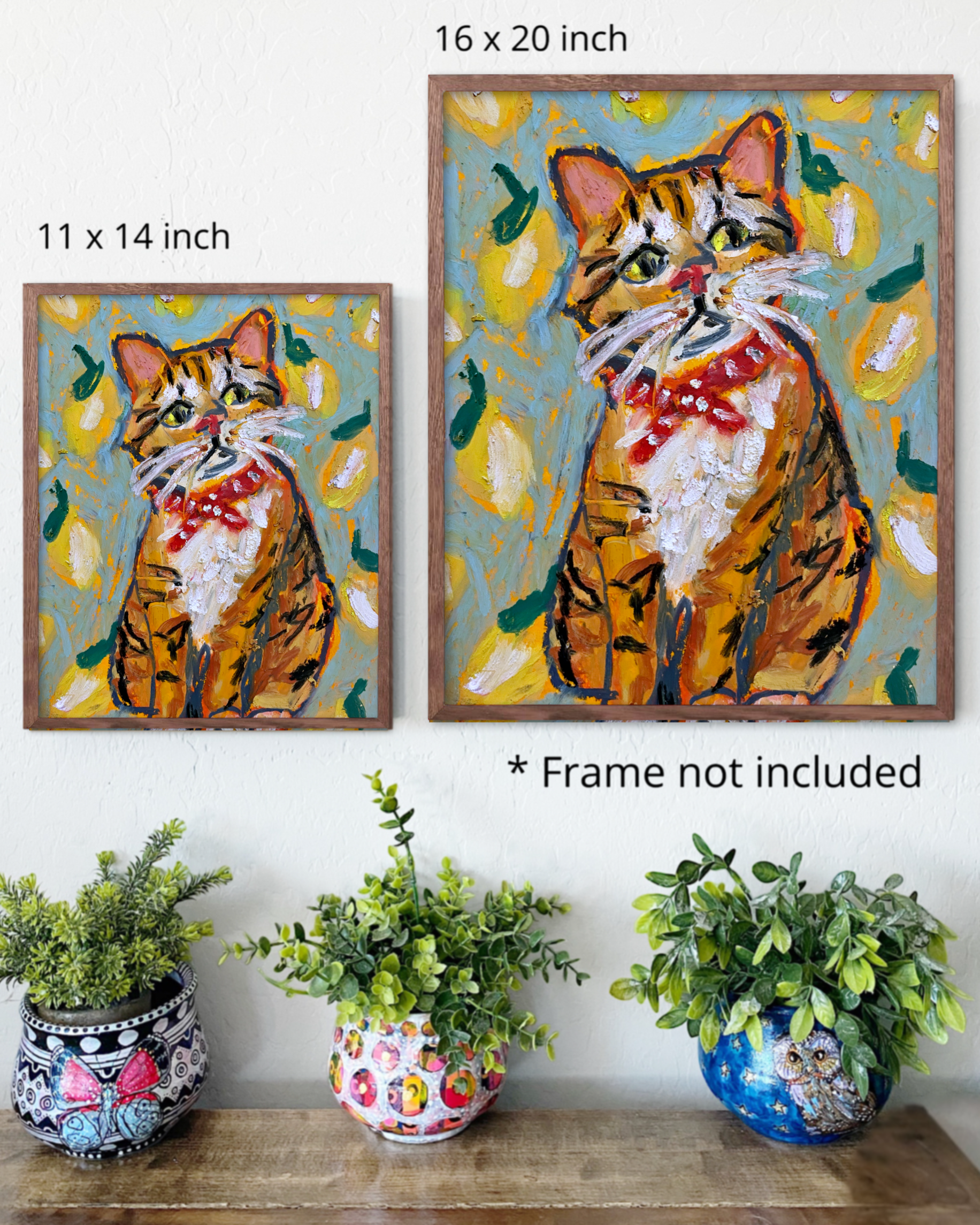 Life Gives You Lemons Cat - Limited Edition Print