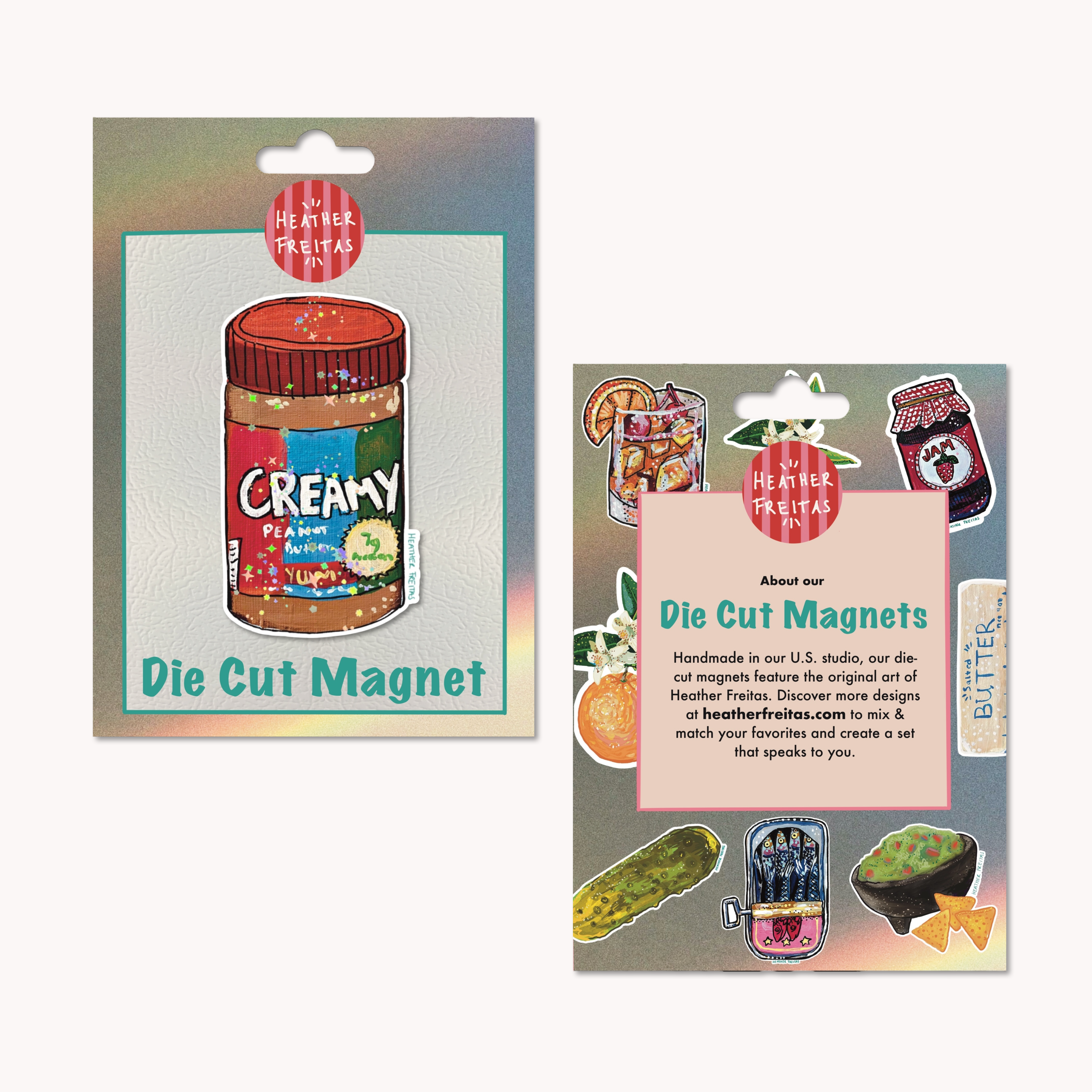 Peanut Butter Magnet ( Die-Cut )