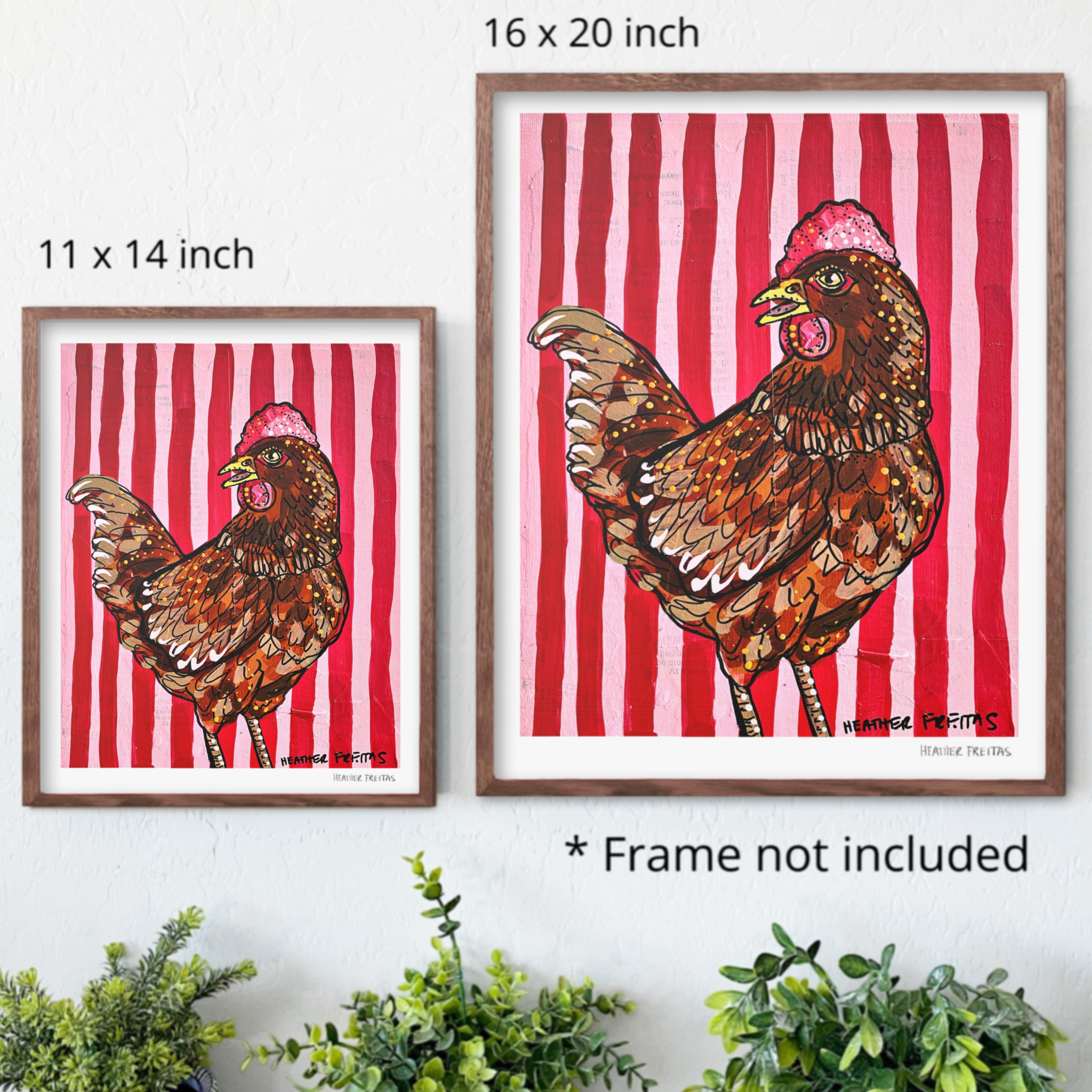 Barn Chicken Fine Art Print