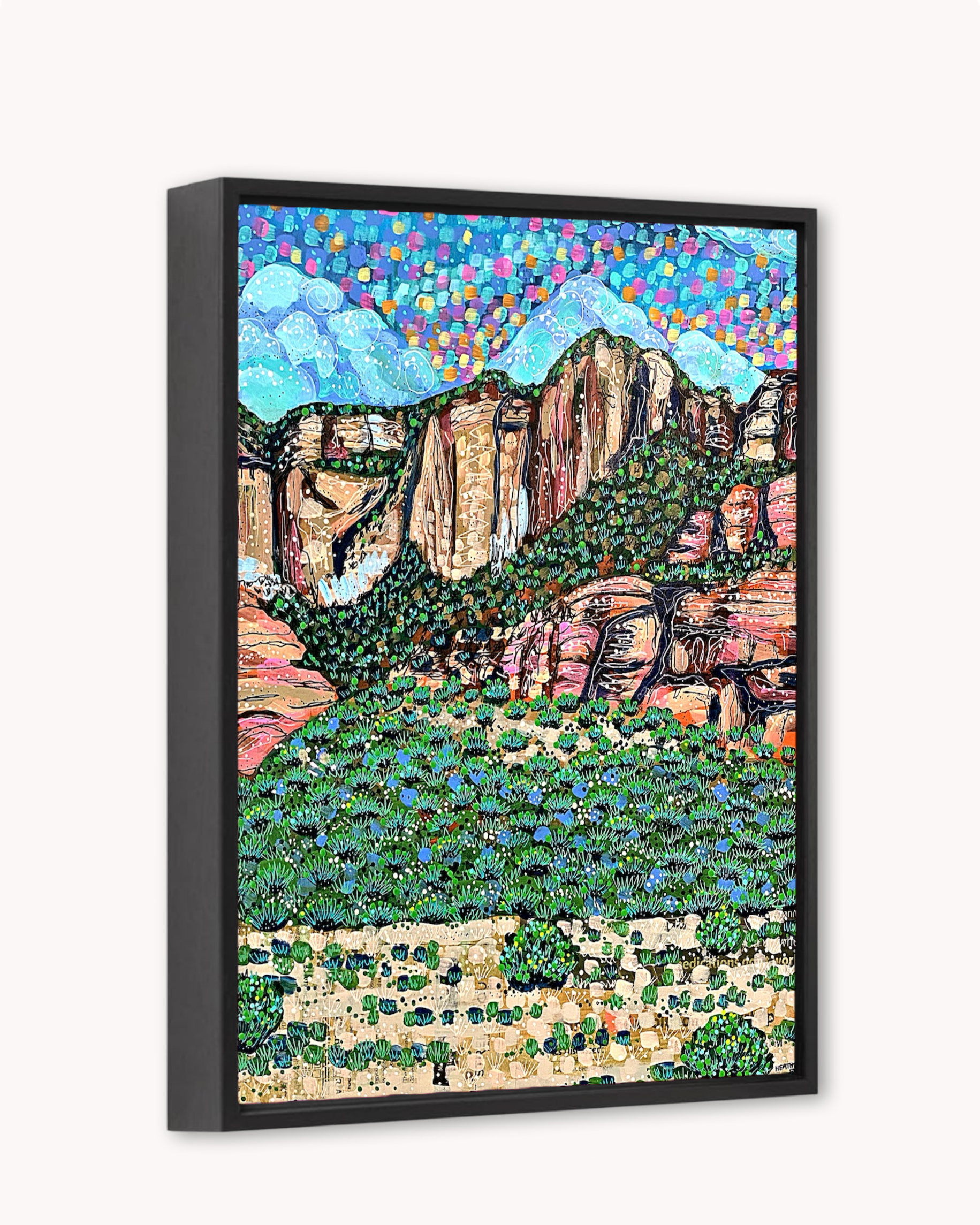 Evergreen Sandstone Print