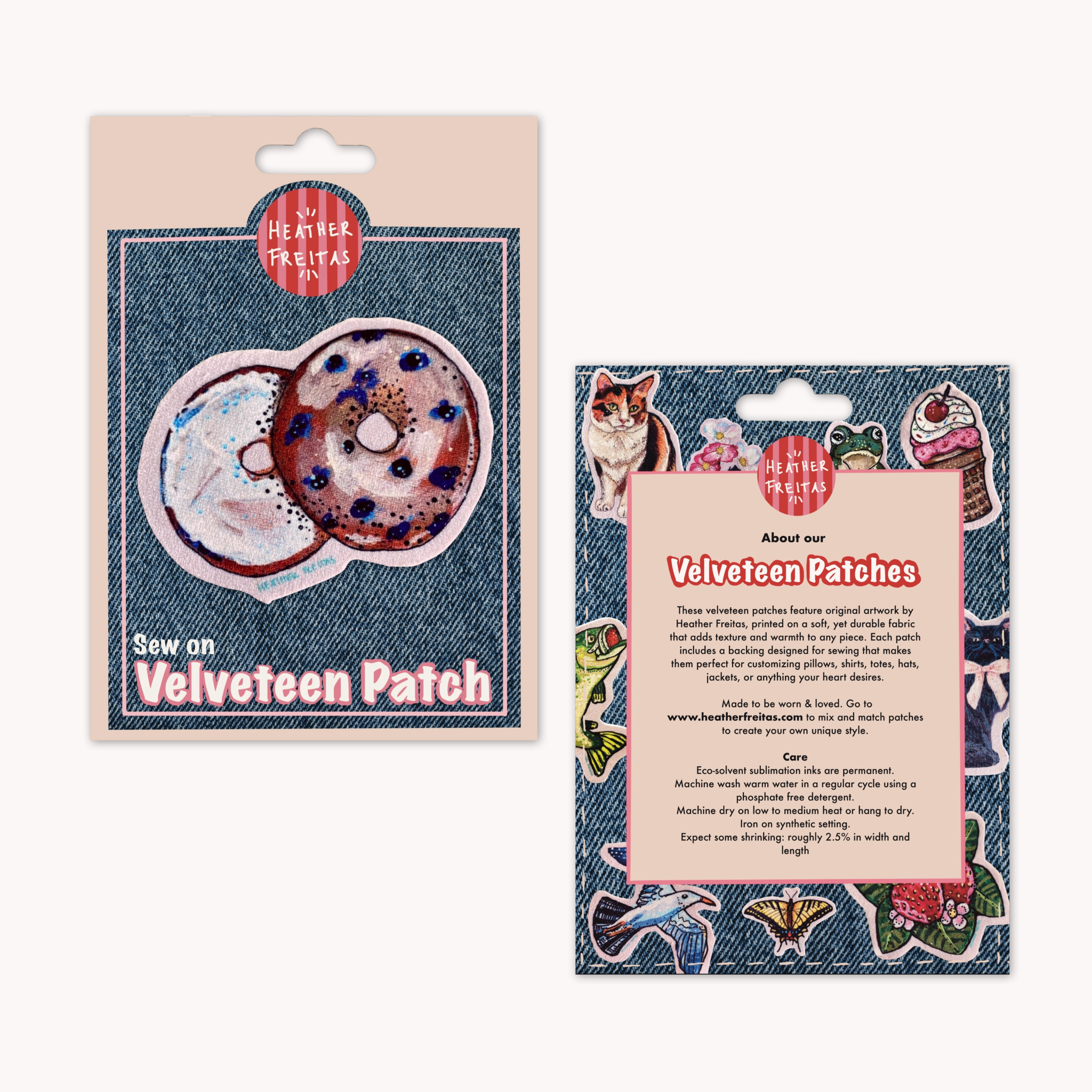 Bagel - Sew On Velveteen Patch