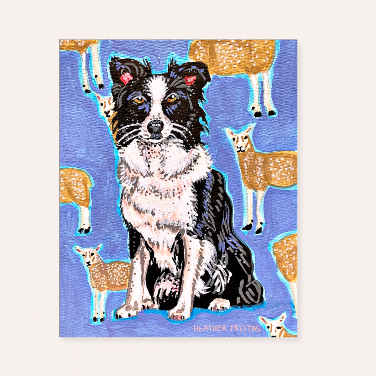 Border Collie ( original painting ) (Copy)