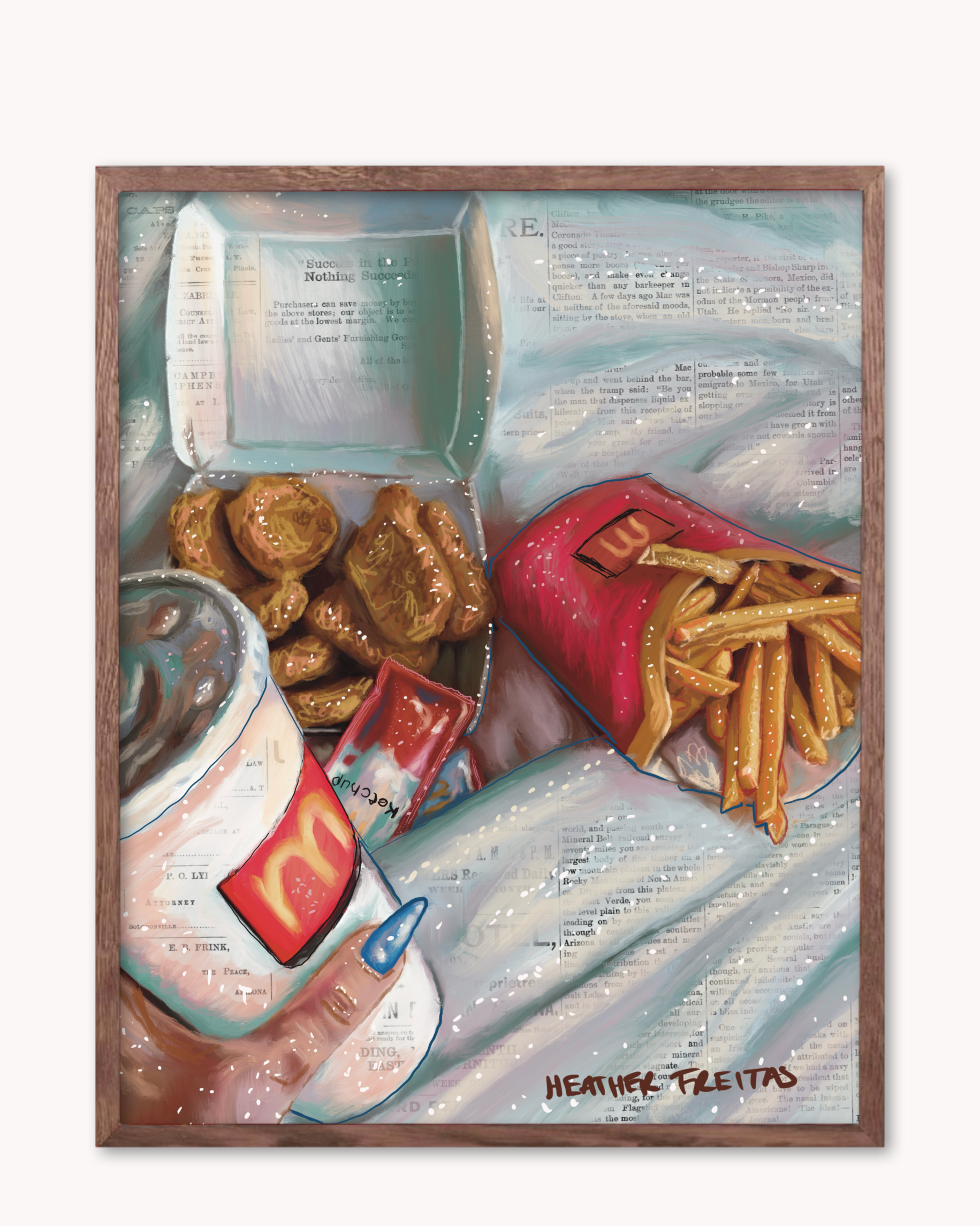 Mmm Fast Food - Limited Edition Print
