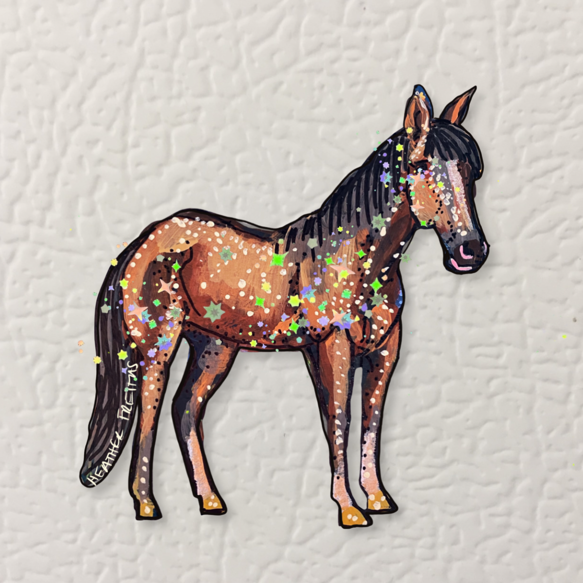Brown Horse Magnet ( Die-Cut )
