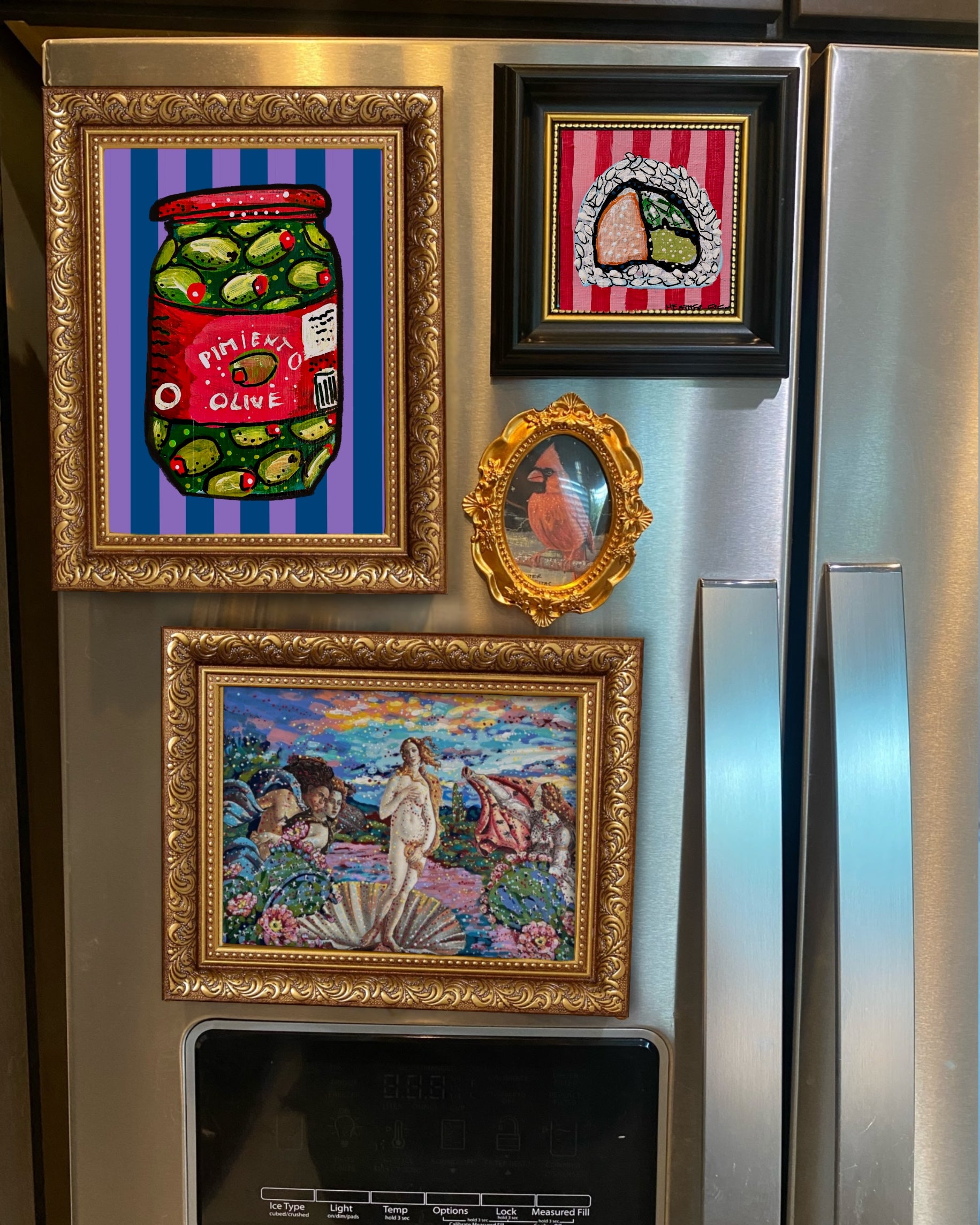 California Roll Framed Magnet ( Medium )
