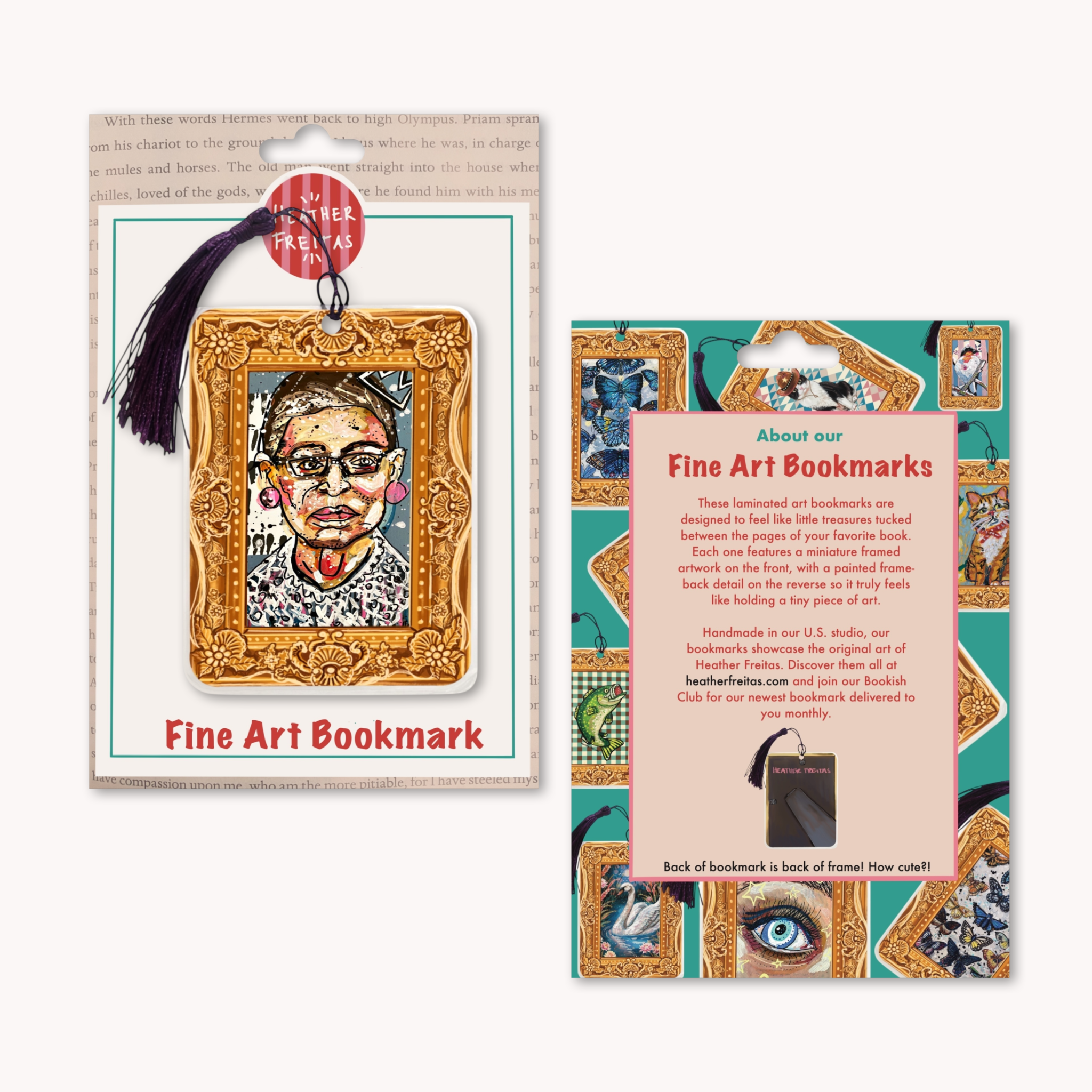 Queen RBG Fine Art Painting Bookmark