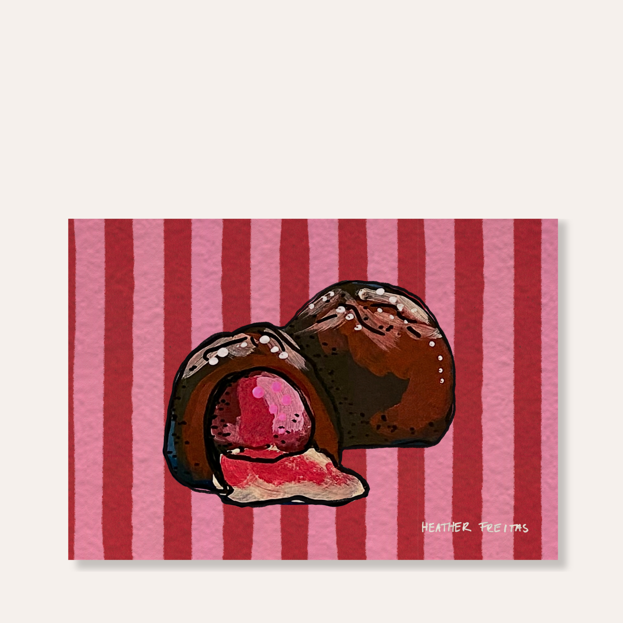 Cherry Cordial Mini Fine Art Print