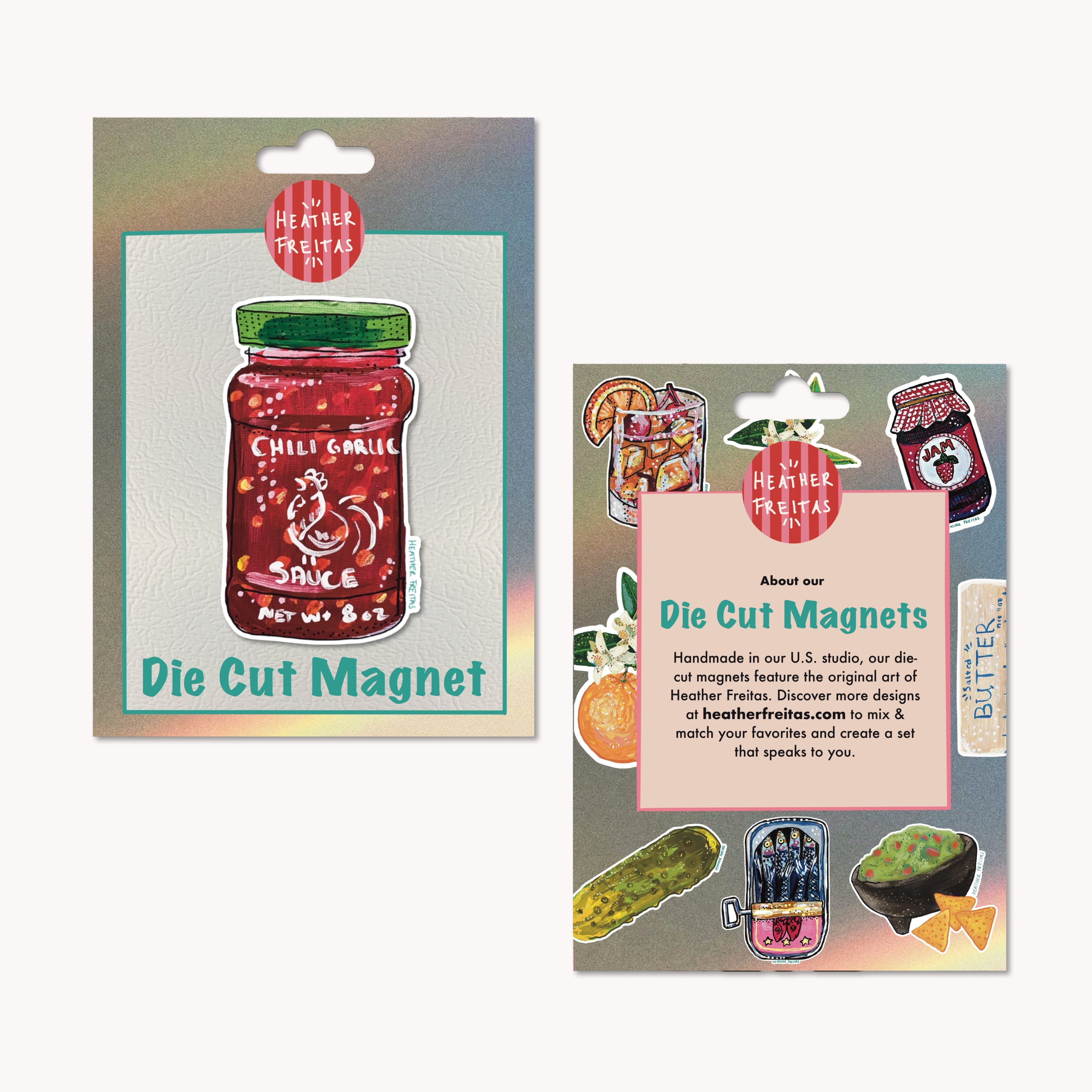Chili Garlic Sauce Magnet ( Die-Cut )
