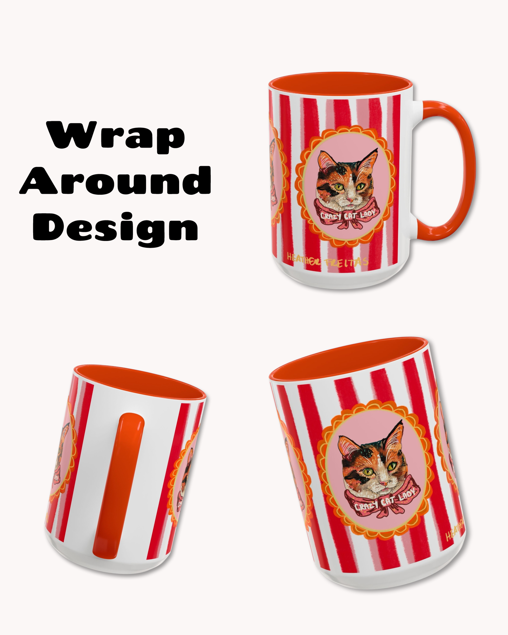 Crazy Cat Lady Coffee Mug 15oz