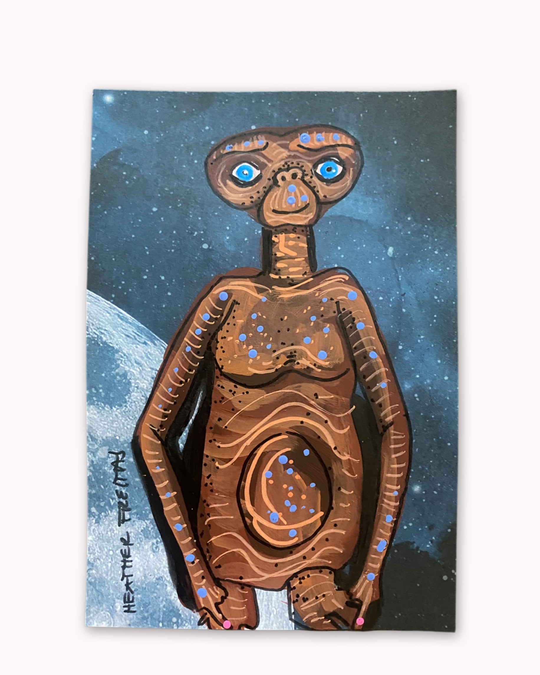 Extraterrestrial Moon ( Original Painting )