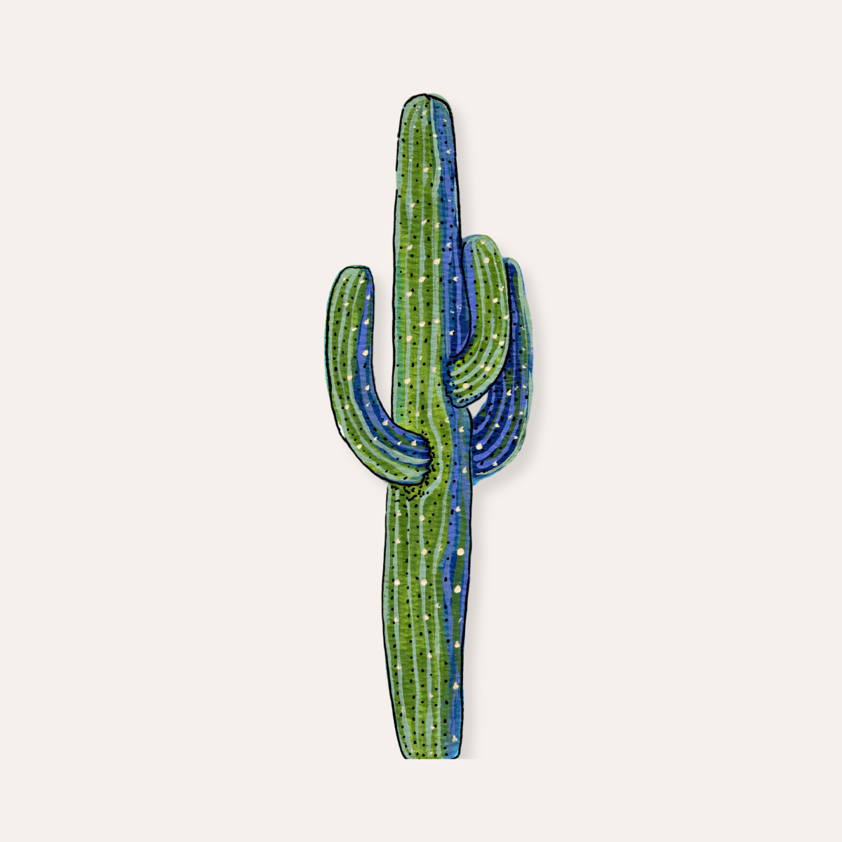 Saguaro Cactus Sticker