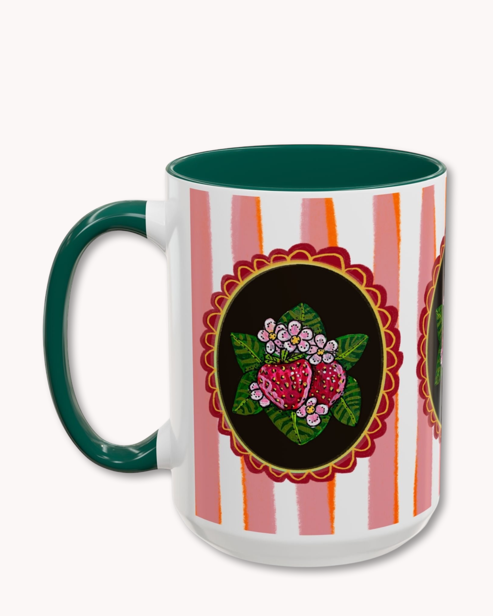 Strawberry Coffee Mug 15oz