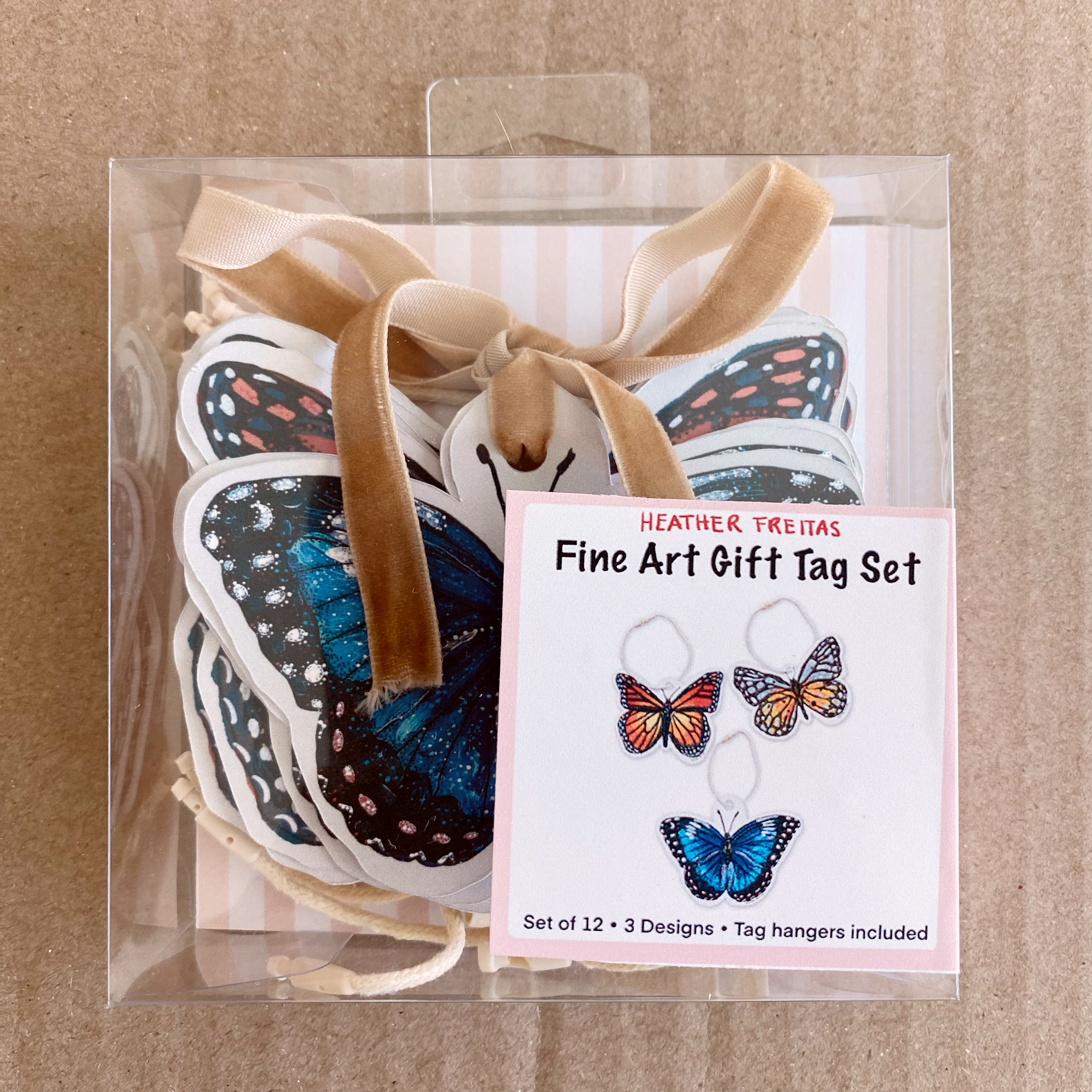 Butterfly Fine Art Gift Tags ( 12 pack )