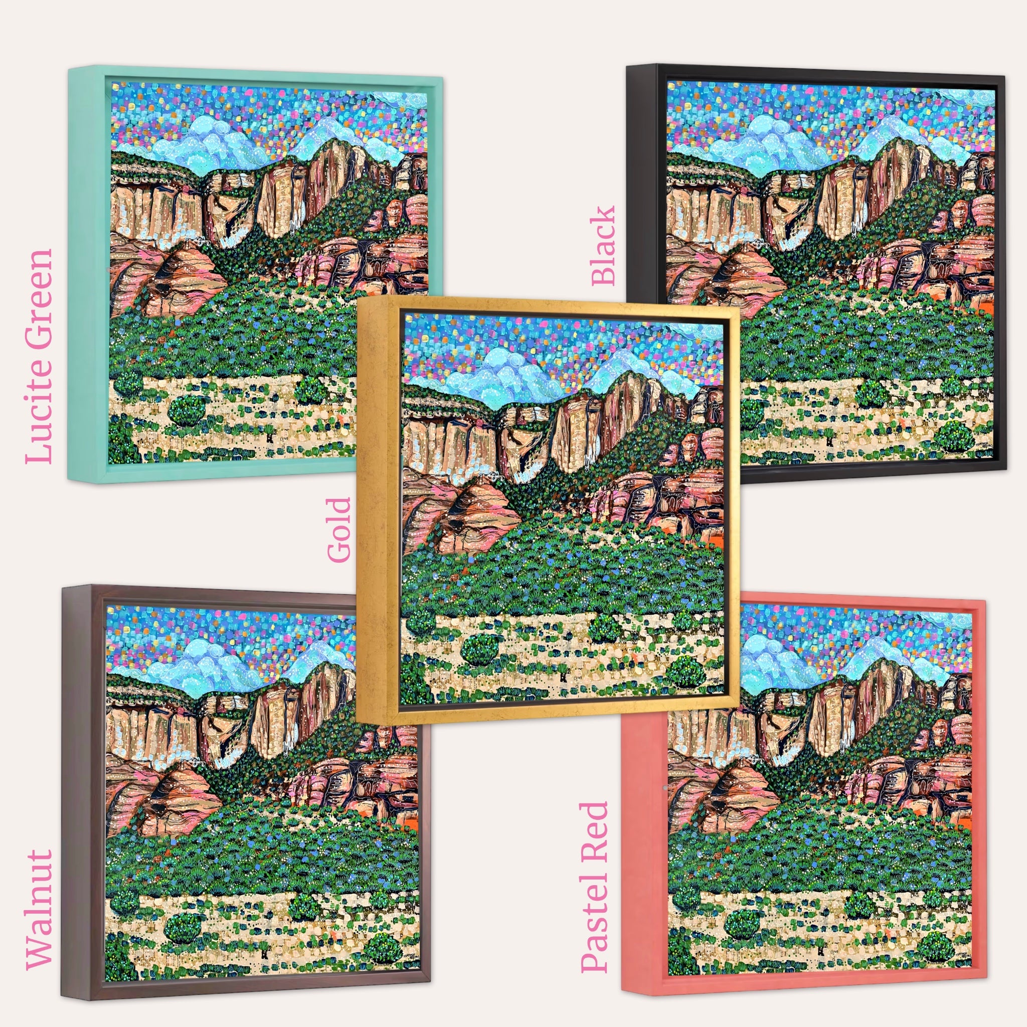 Evergreen Sandstone ( Original Painting )