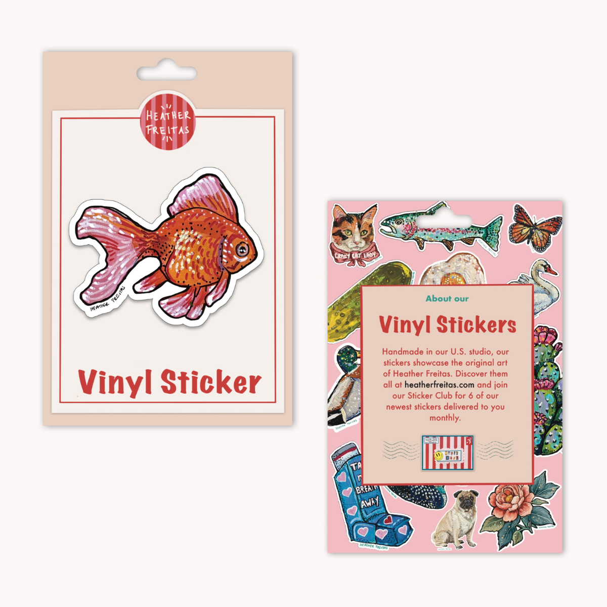 Fancy Goldfish Sticker