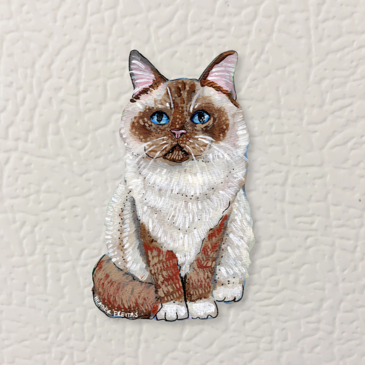 Ragdoll Cat Magnet ( Die-Cut )