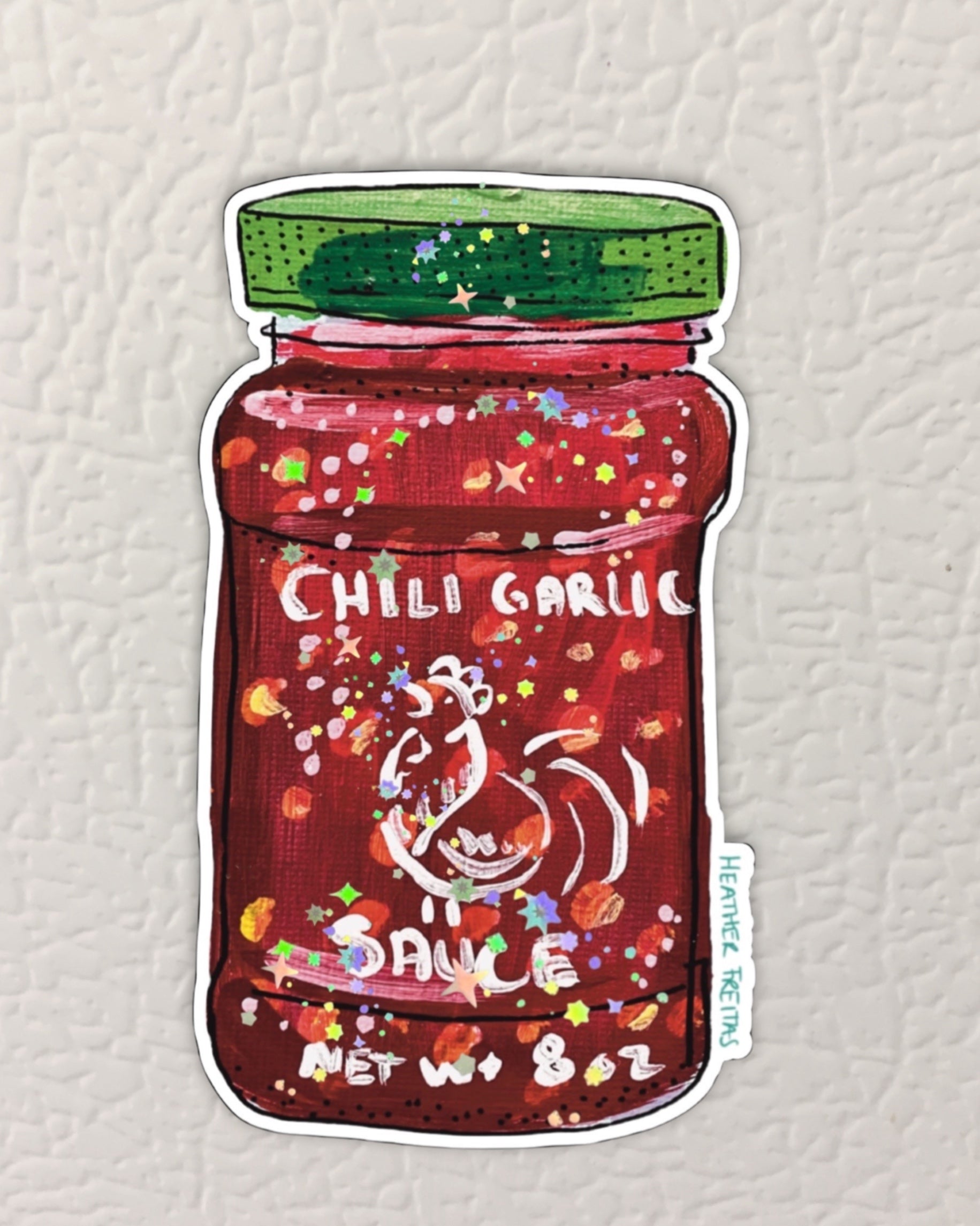 Chili Garlic Sauce Magnet ( Die-Cut )