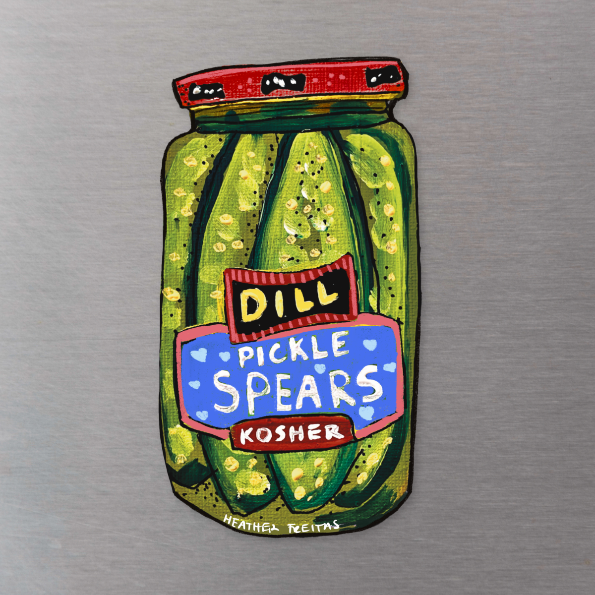 Pickle Spears Magnet ( Die-Cut )