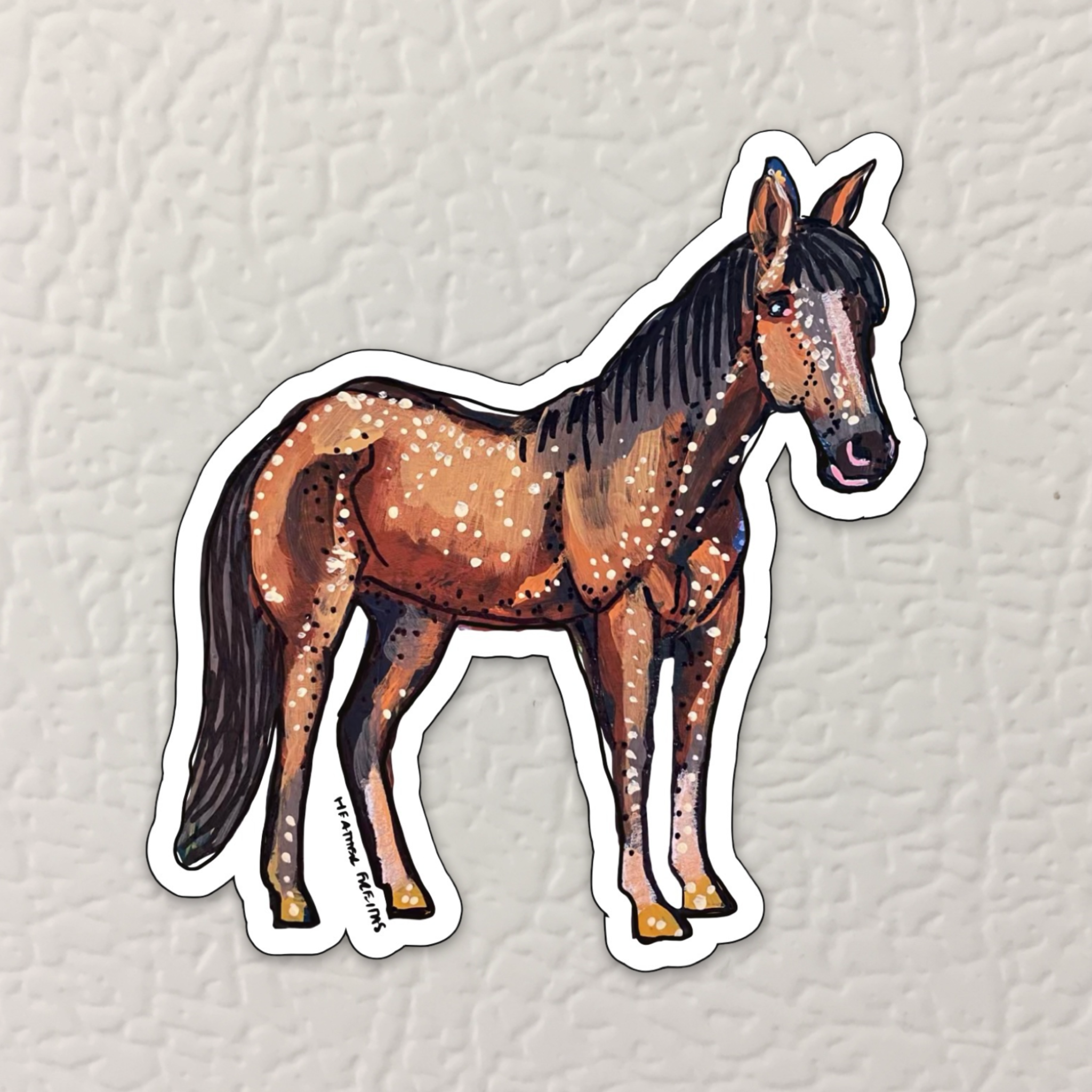Brown Horse Magnet ( Die-Cut )