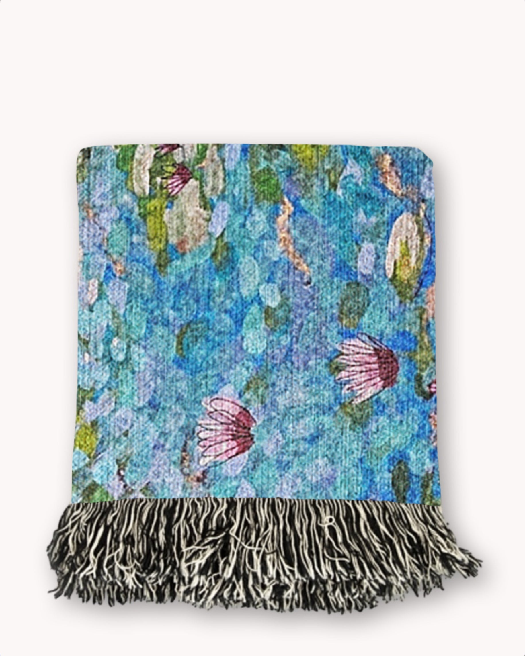 Monet's Pond Woven Blanket