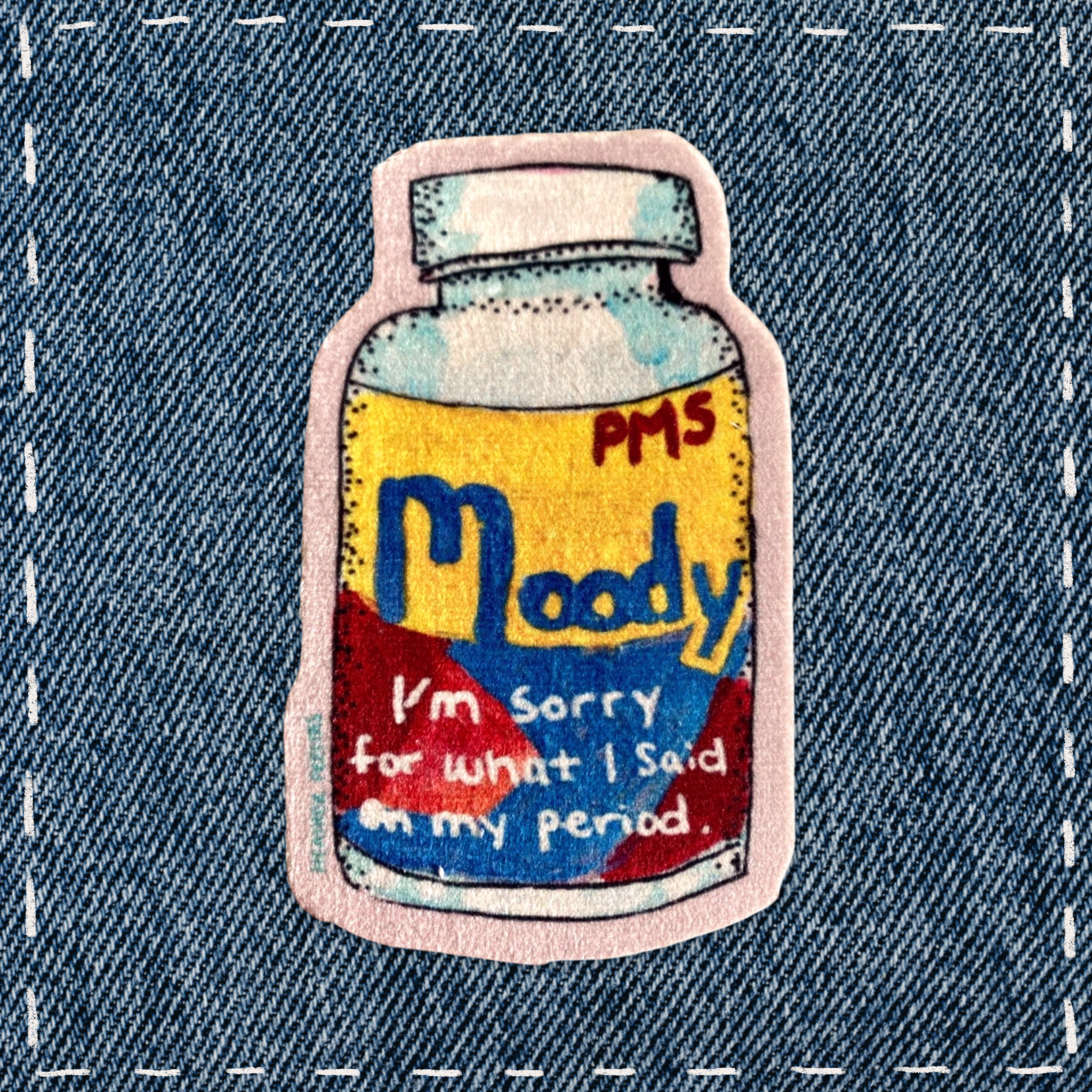 Moody - Sew On Velveteen Patch