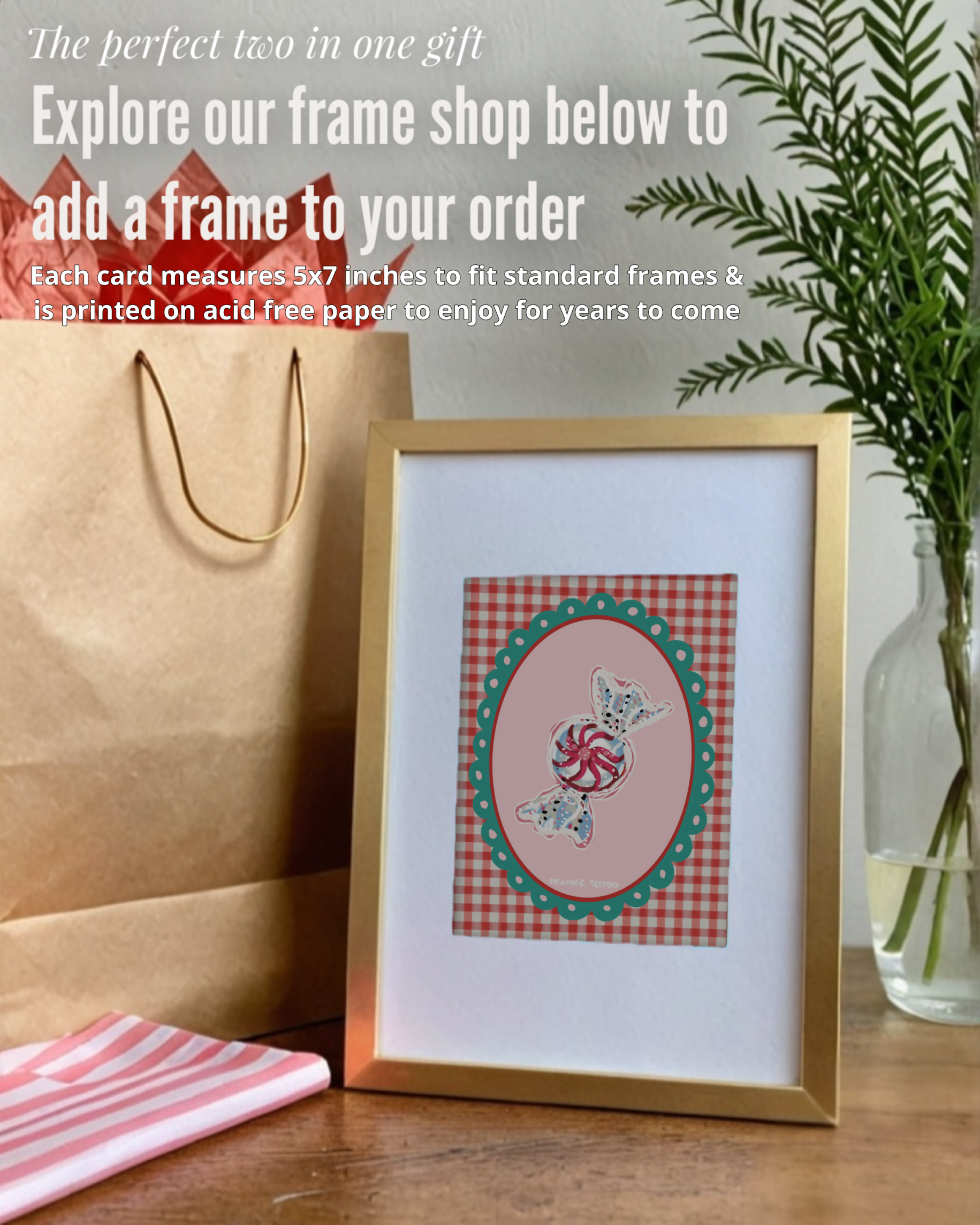 Peppermint - Greeting Card / Fine Art Print