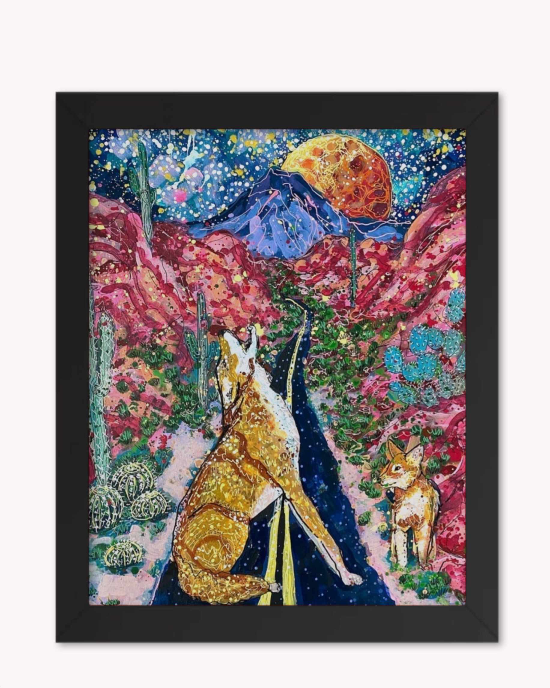 Desert Moon Daisy Print