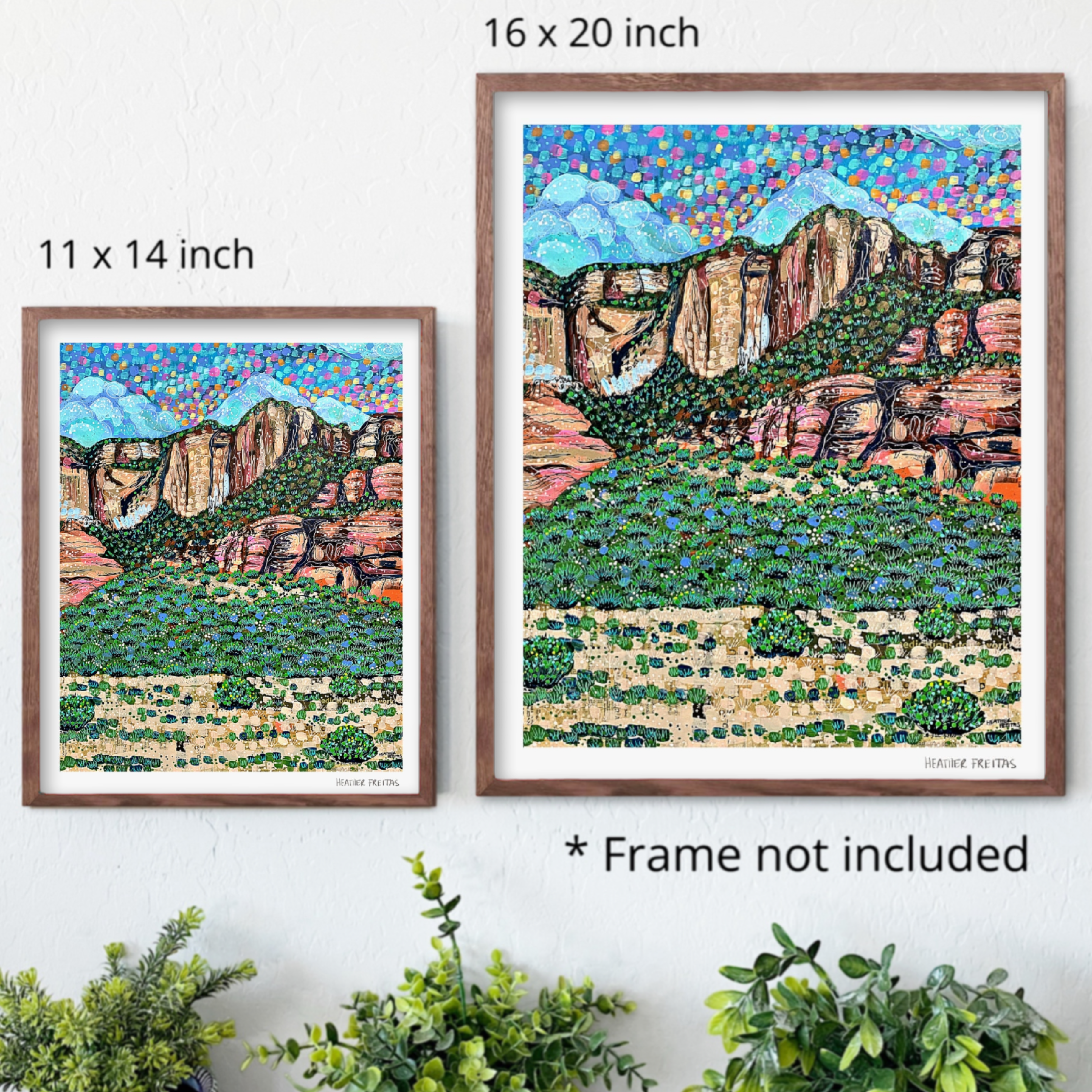 Evergreen Sandstone Fine Art Print