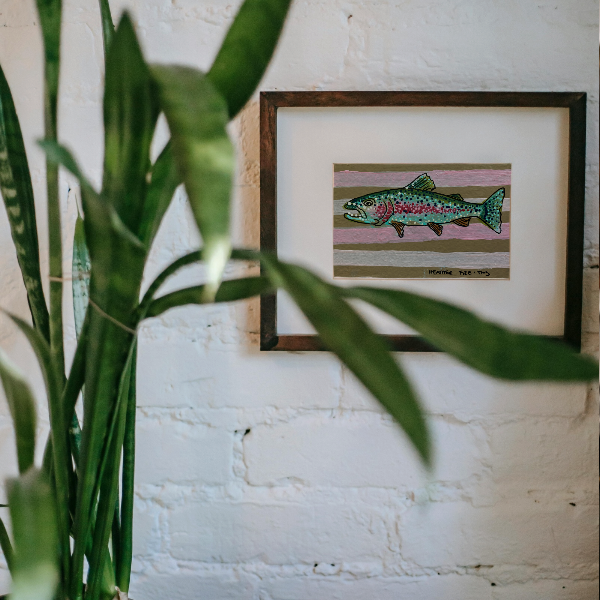 Rainbow Trout Mini Fine Art Print
