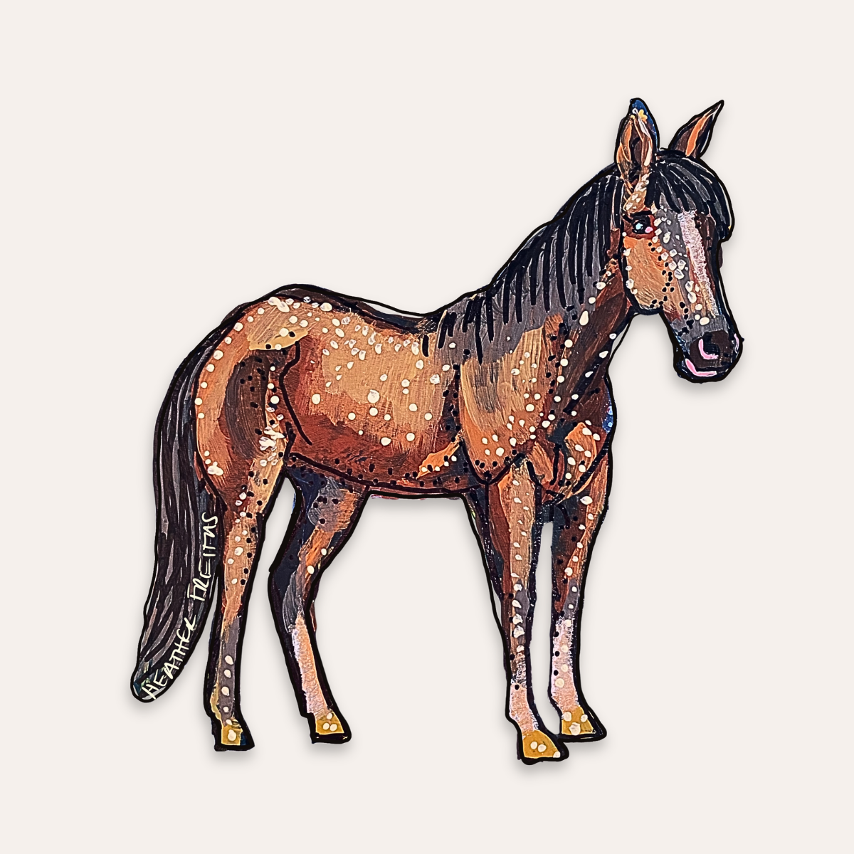 Brown Horse Sticker