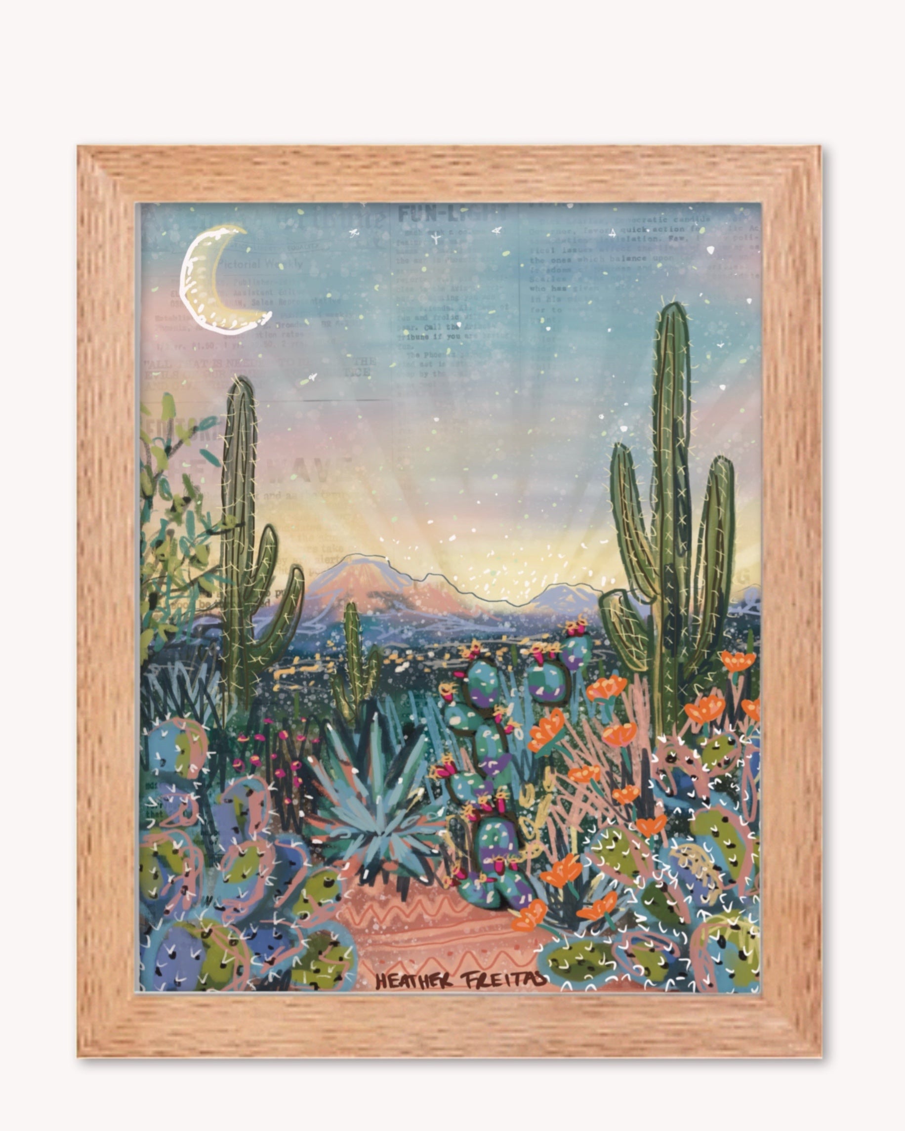 Sun Beams Print