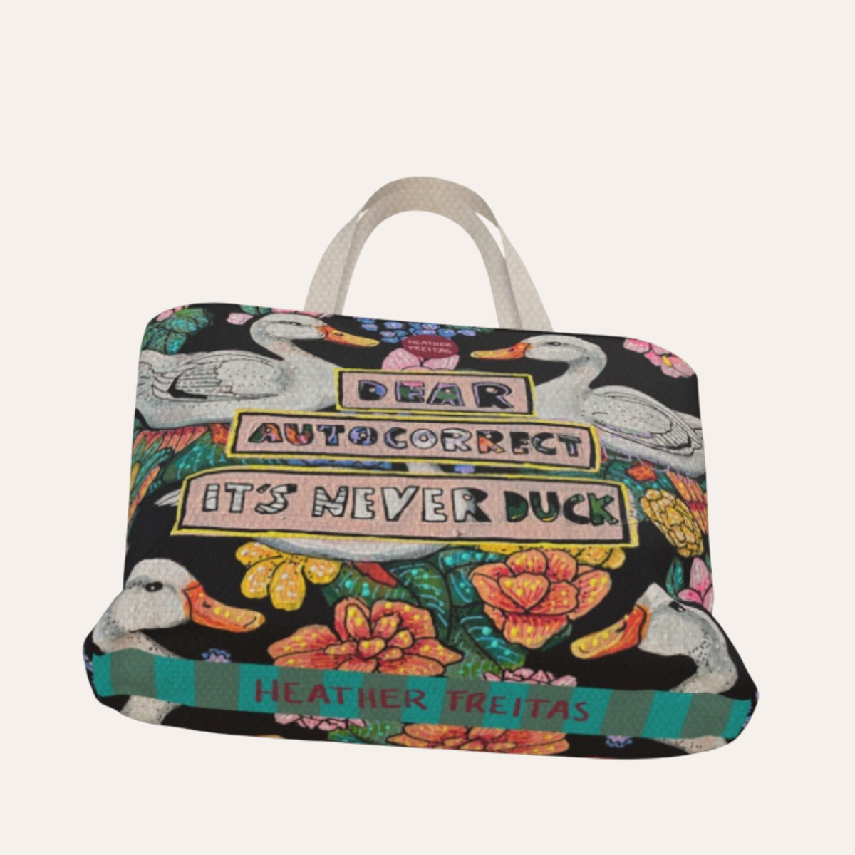 Dear Autocorrect Oversized Tote