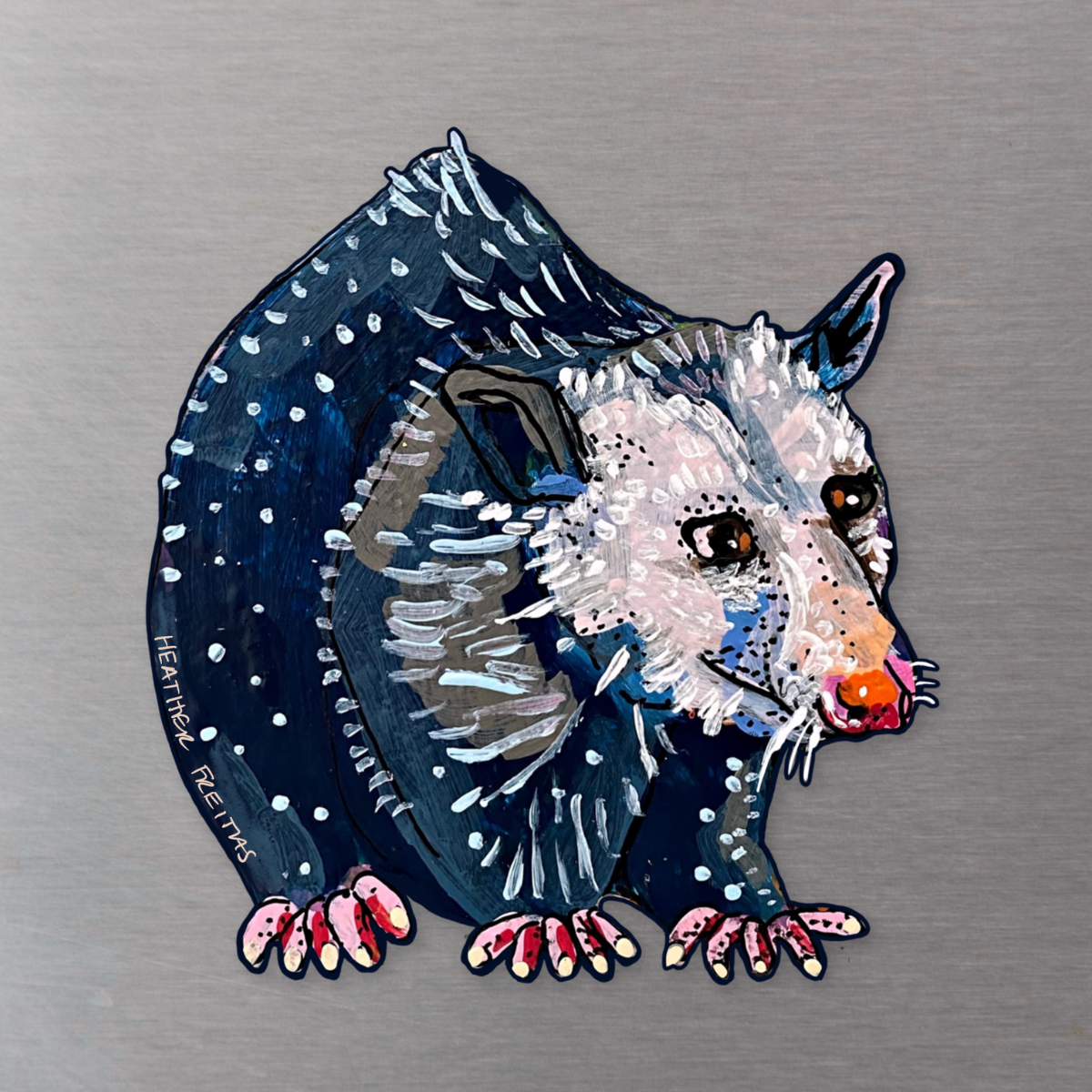 Opossum Magnet ( Die-Cut )