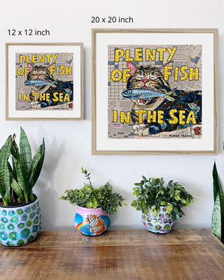 Plenty Of Fish In The Sea Framed & Mounted Print