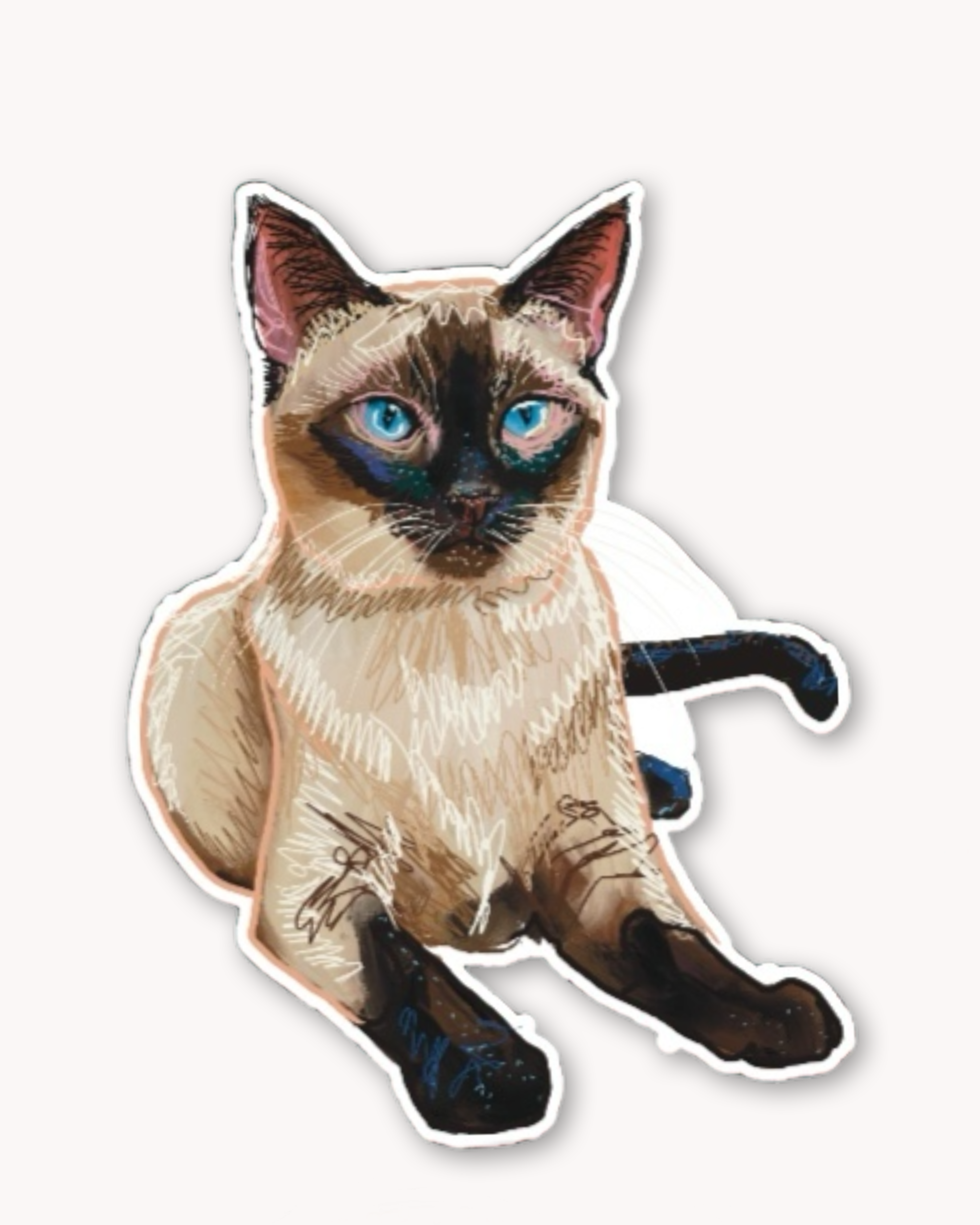 Siamese Sticker