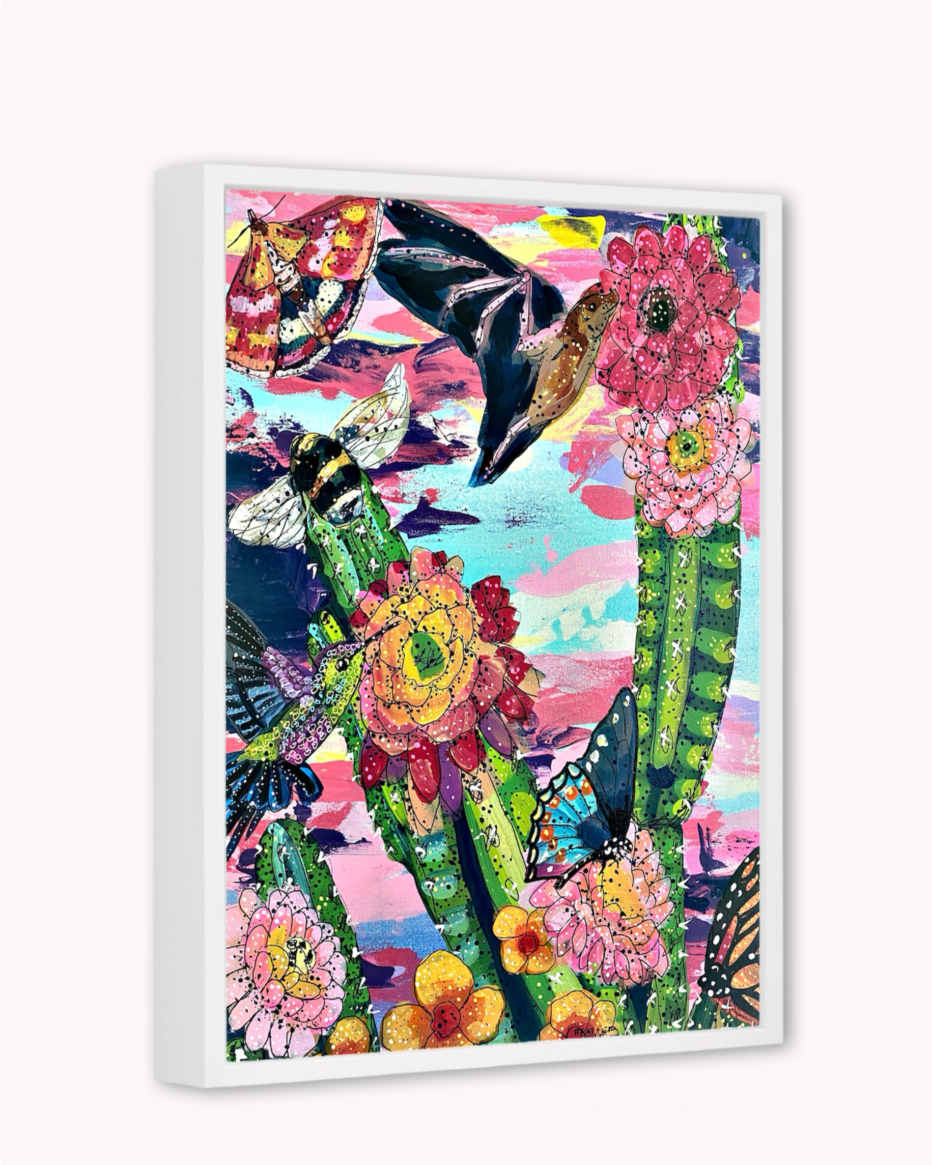 Desert Dawn Pollinators Print