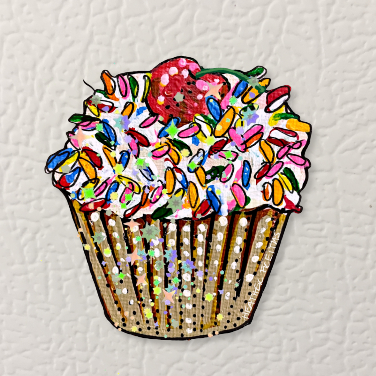 Cupcake Magnet ( Die-Cut )