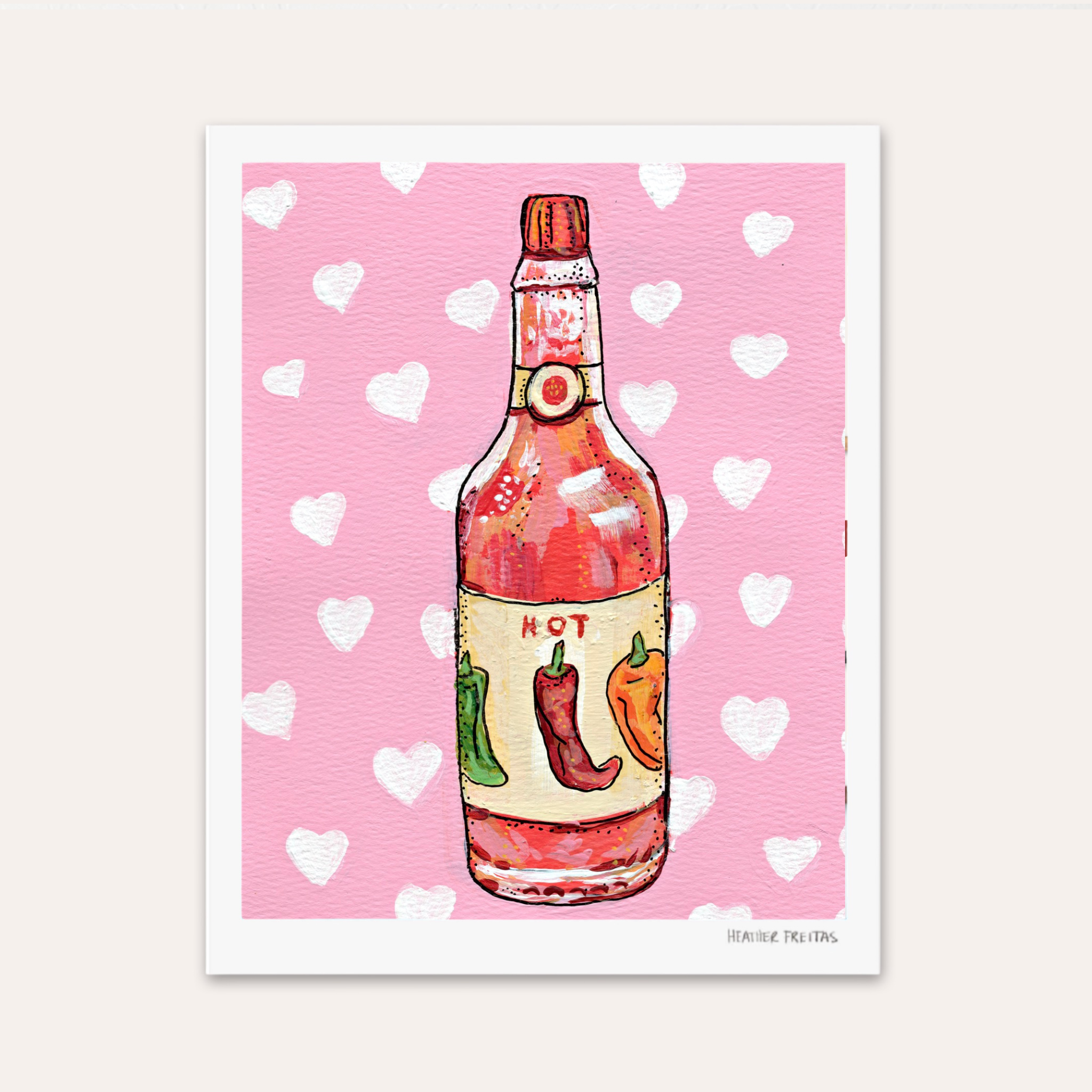 Hot Sauce Hand Signed Fine Art Print