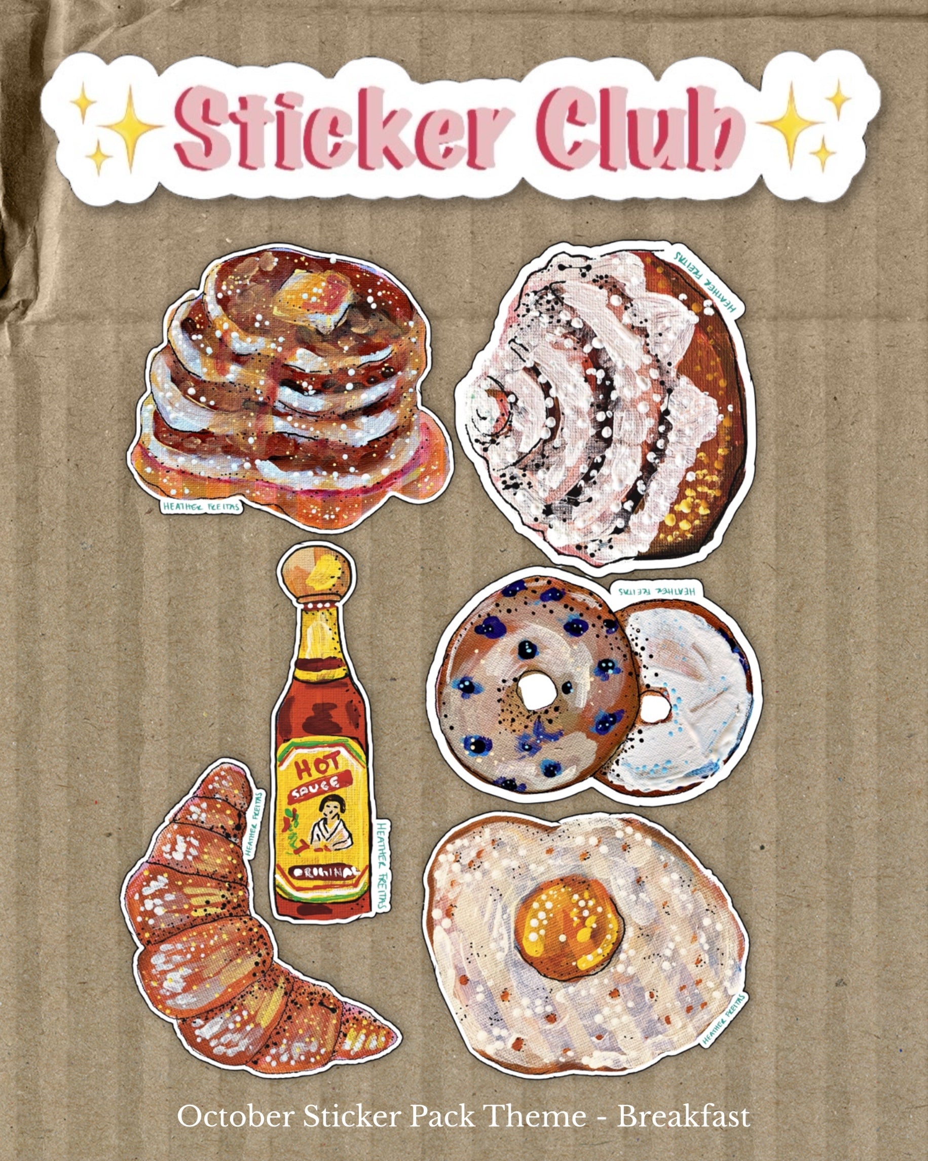 Sticker Club ( Get 6 sticker & Free Shipping )