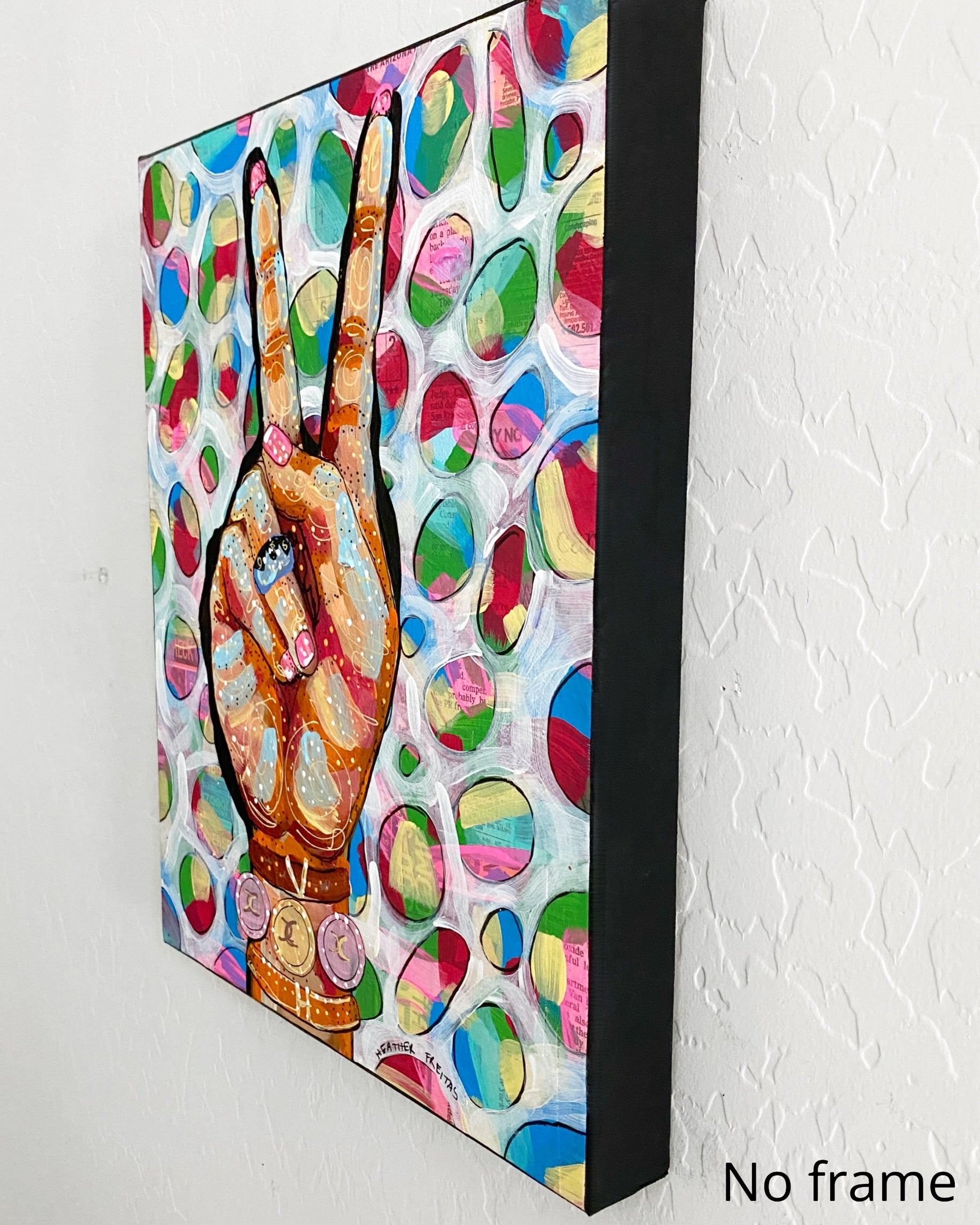 Peace, Love, Fashion & Lava Lamps ( Original Painting )